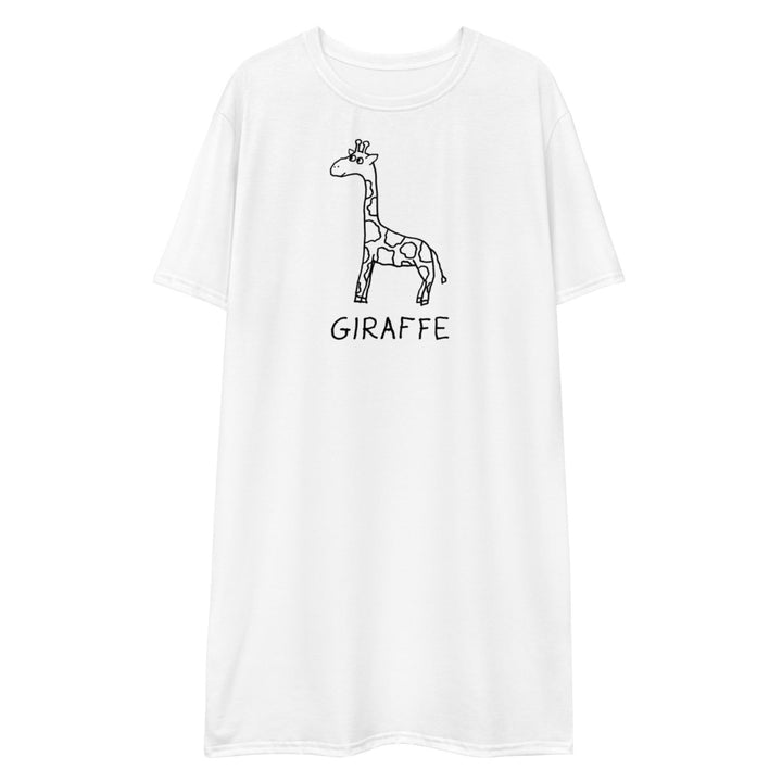 Giraffe - T-shirt dress - LoFi Animal Shirts