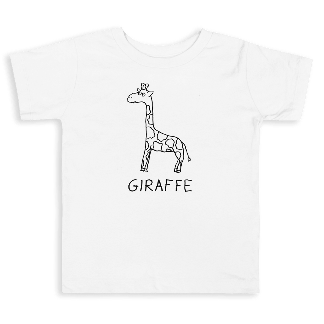 Giraffe - Toddler Tee - LoFi Animal Shirts