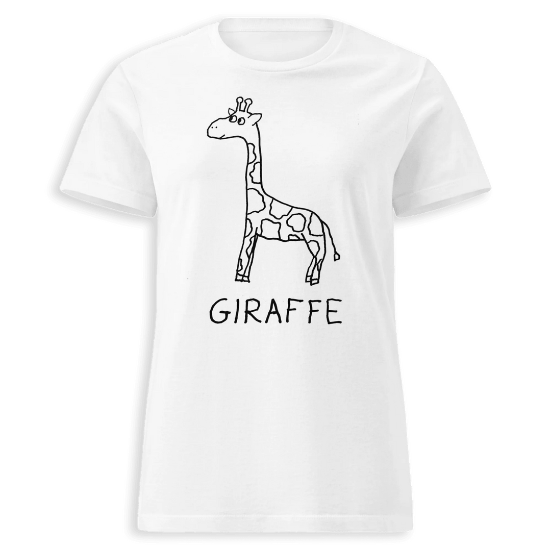 Giraffe - Women's Fitted Tee - LoFi Animal Shirts