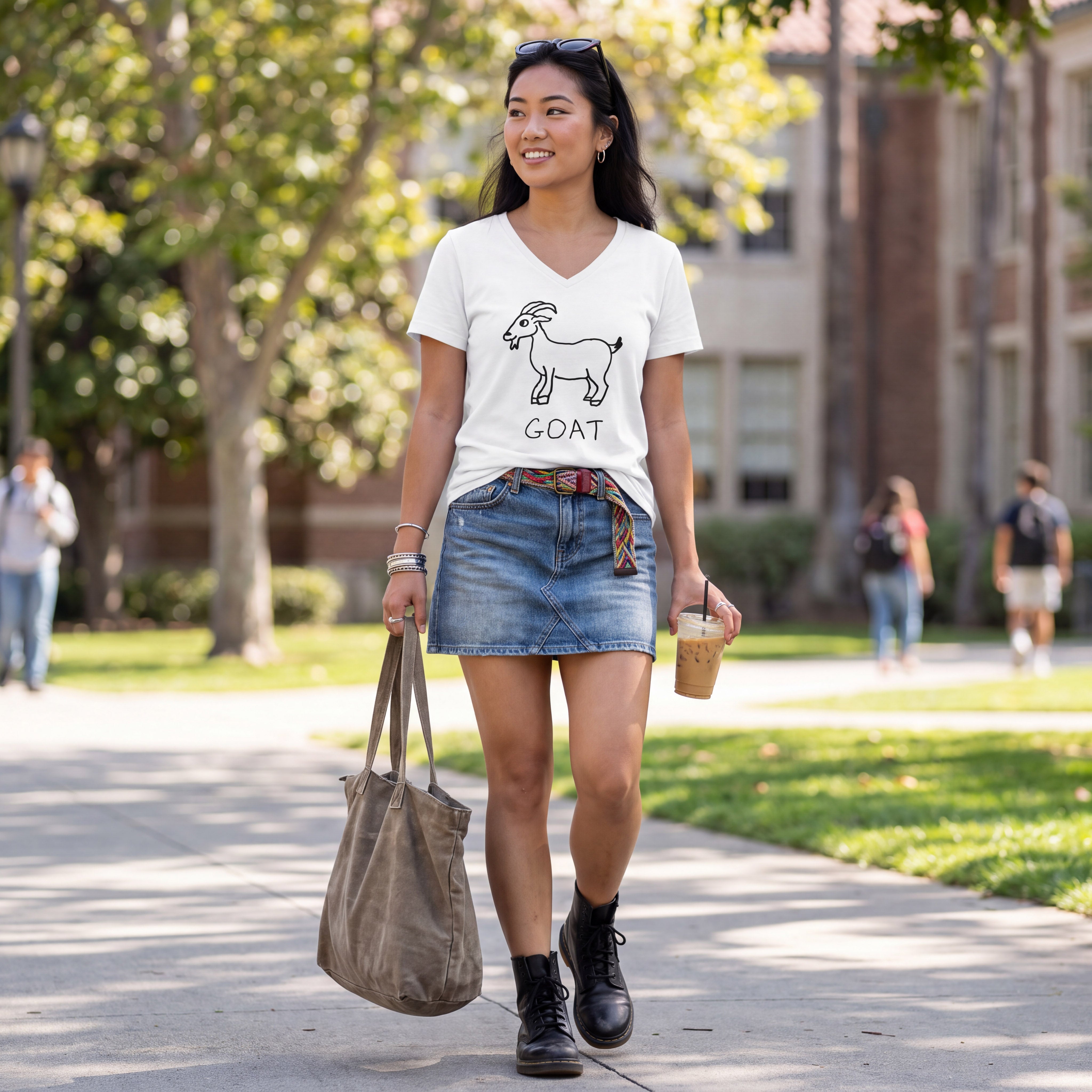 Goat - Unisex V-neck Tee