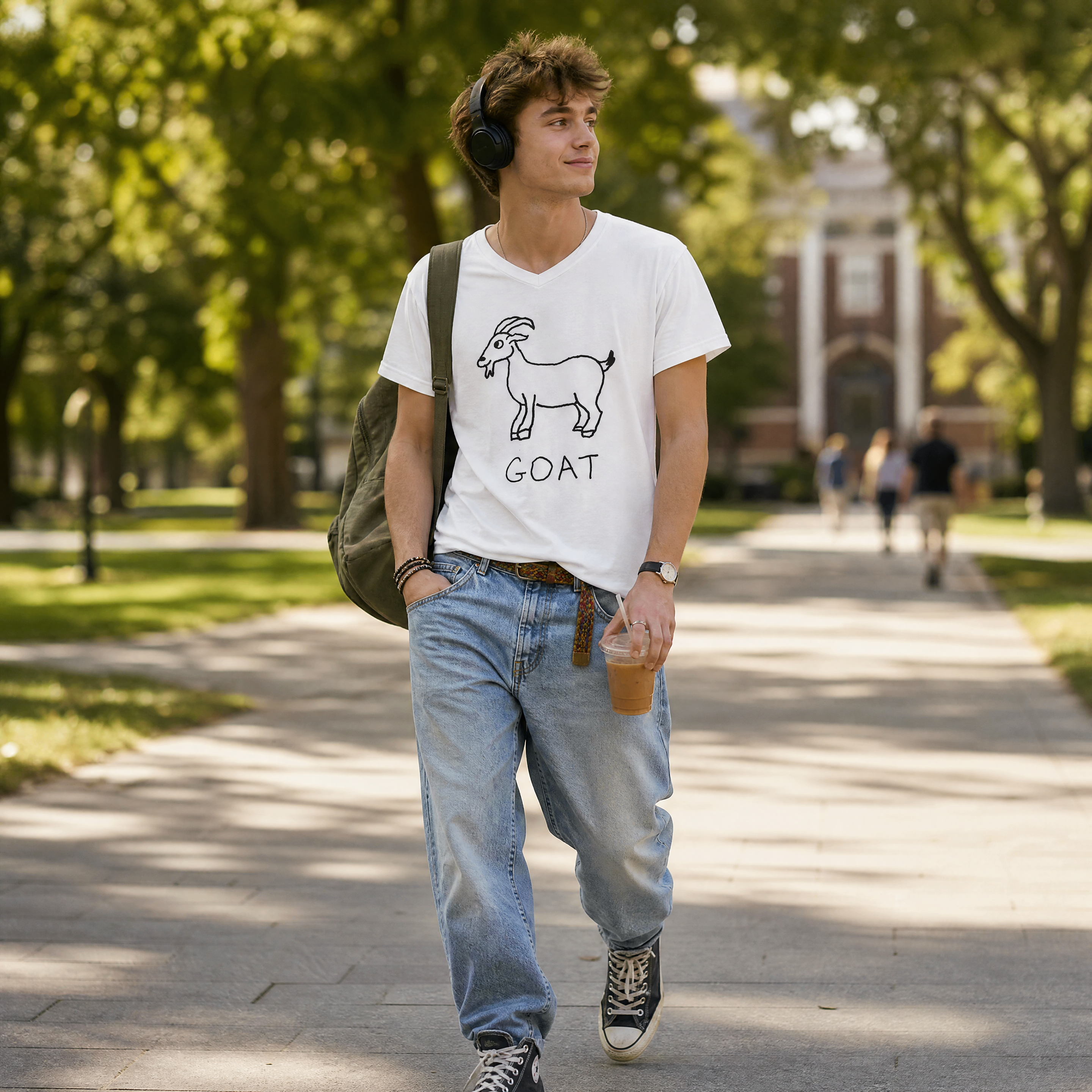 Goat - Unisex V-neck Tee