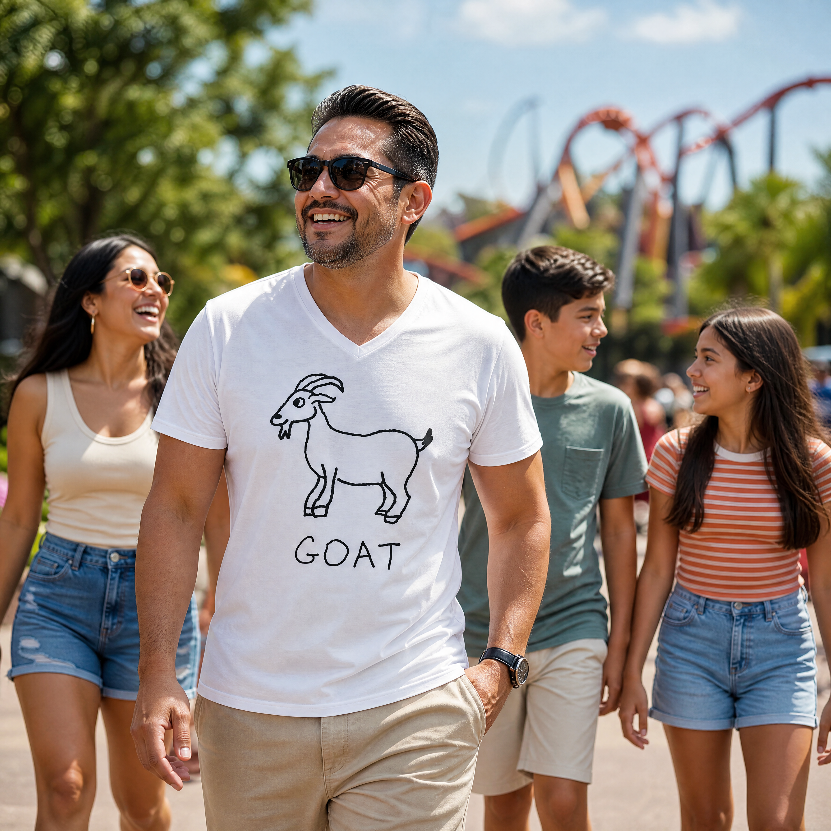Goat - Unisex V-neck Tee