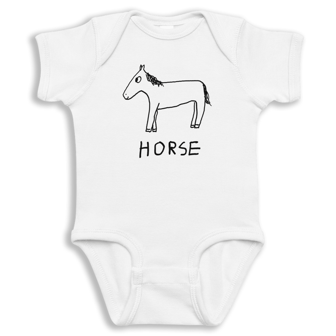 Horse - Baby Onesie - LoFi Animal Shirts