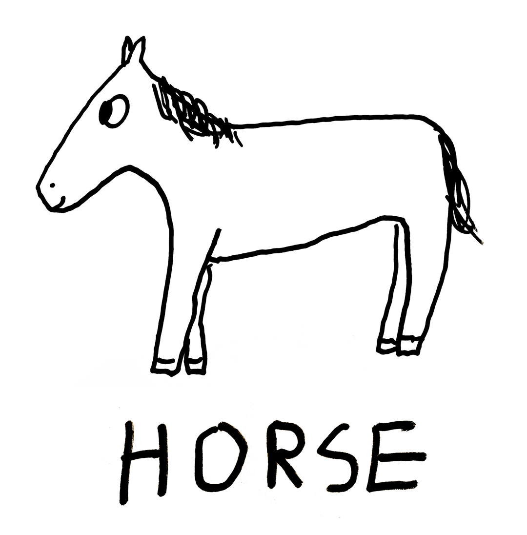 Horse - Classic Tee - LoFi Animal Shirts