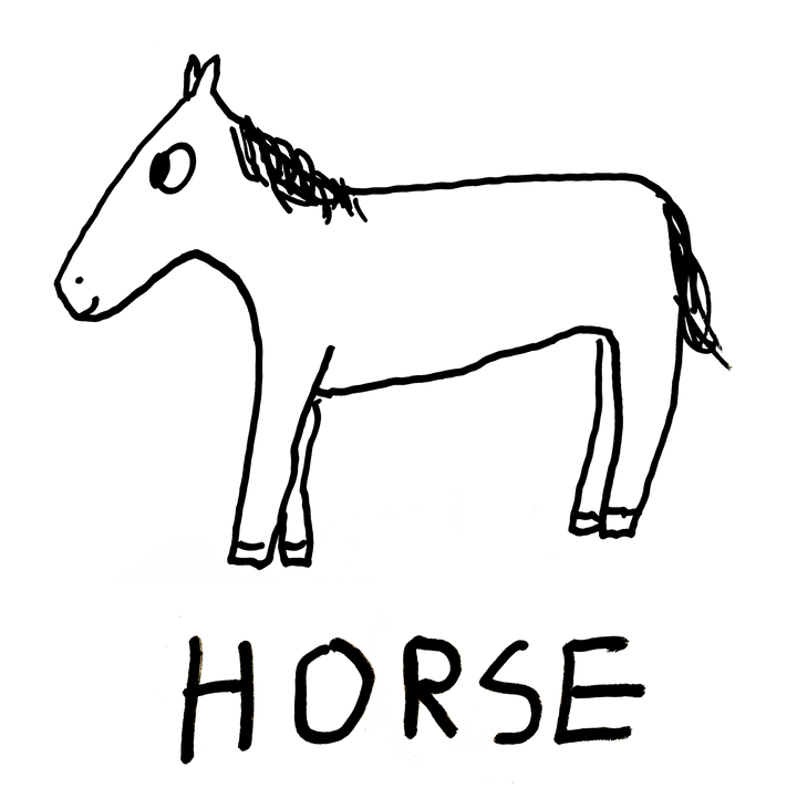 Horse - Classic Tee - LoFi Animal Shirts