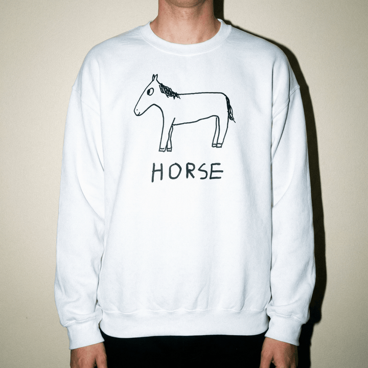 Horse - Crewneck Sweatshirt - LoFi Animal Shirts