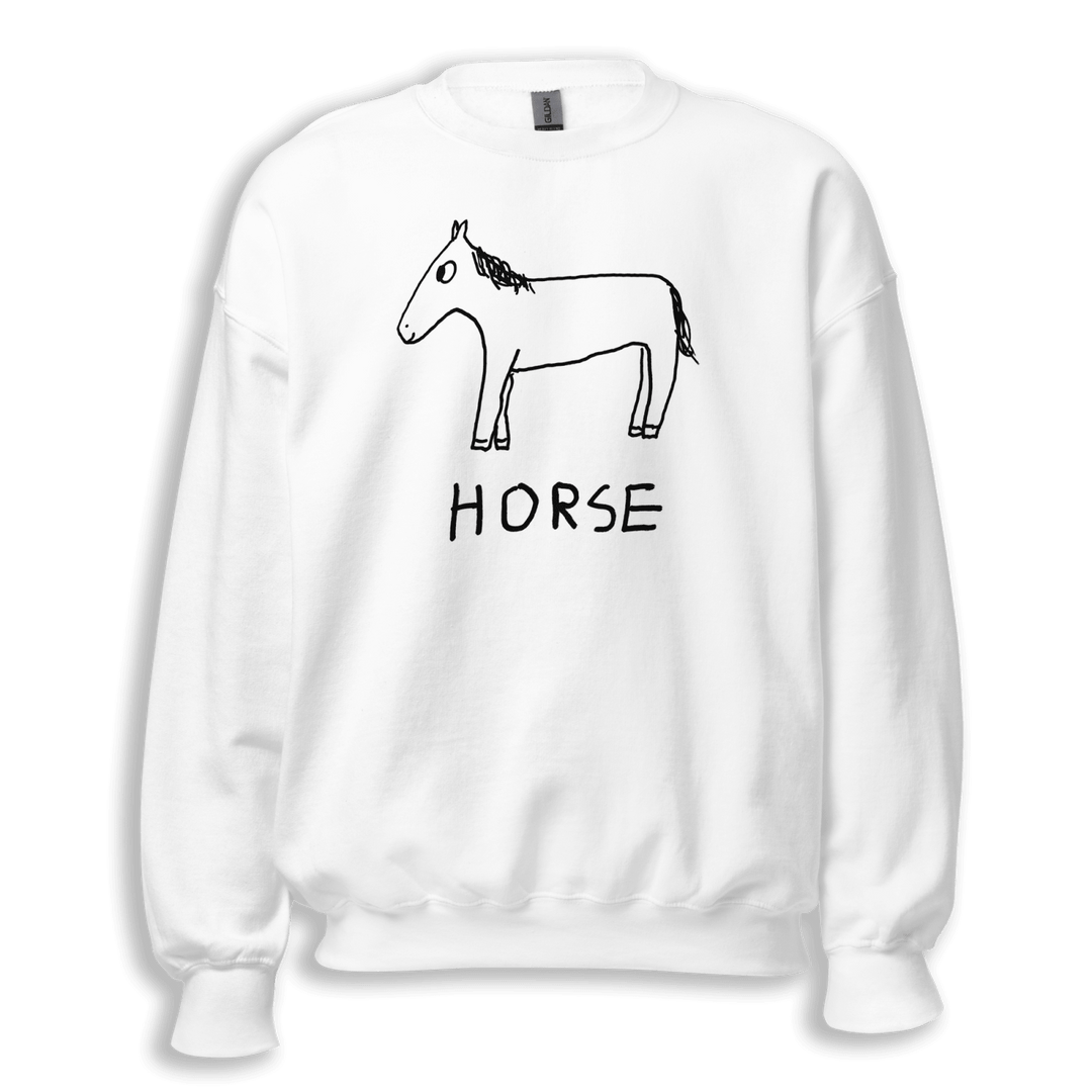 Horse - Crewneck Sweatshirt - LoFi Animal Shirts