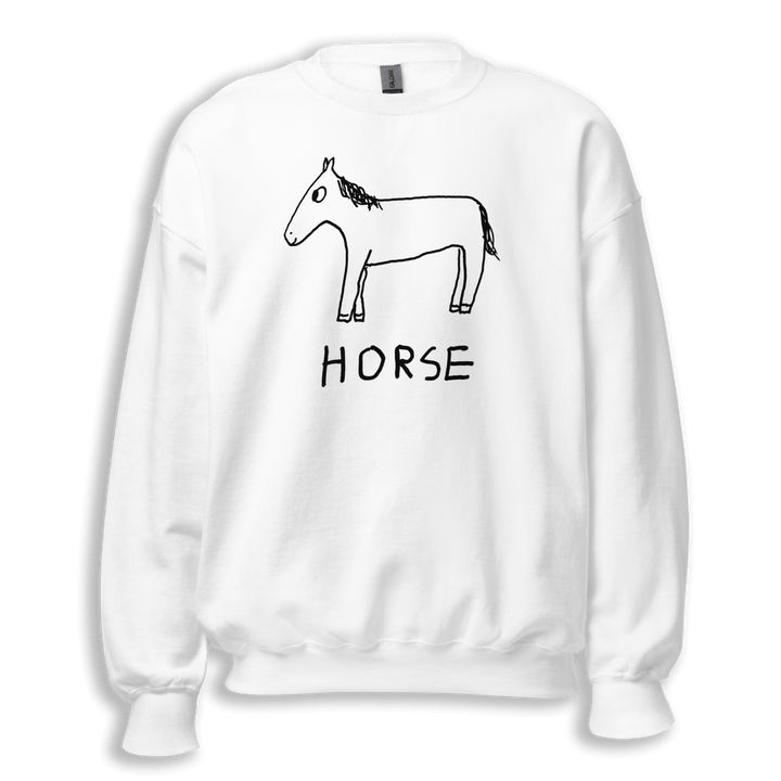 Horse - Crewneck Sweatshirt - LoFi Animal Shirts