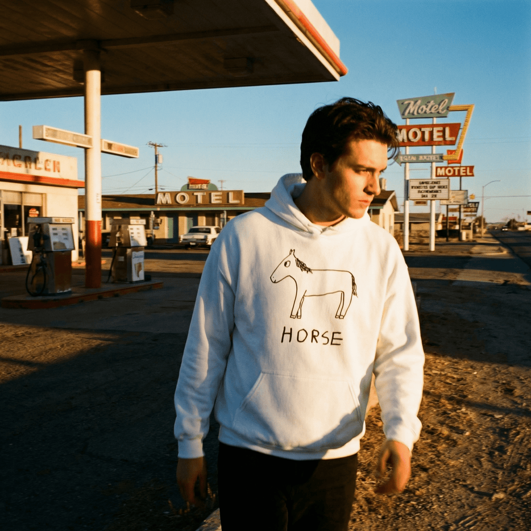 Horse - Hoodie - LoFi Animal Shirts