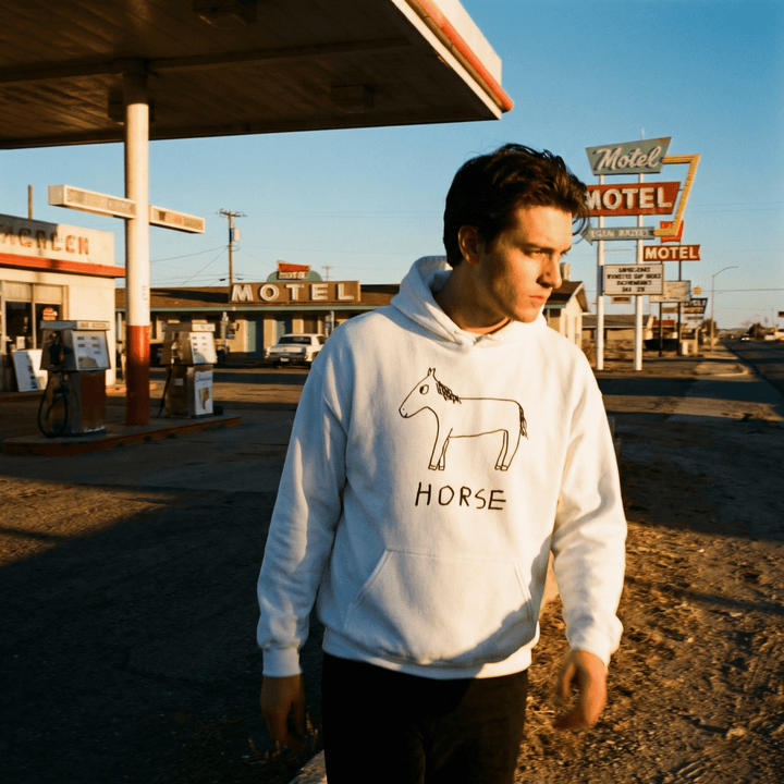 Horse - Hoodie - LoFi Animal Shirts