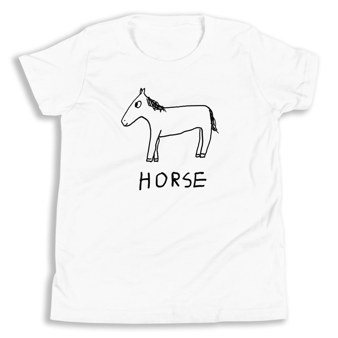 Horse - Kids Tee - LoFi Animal Shirts