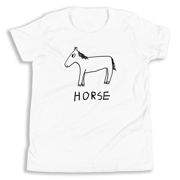 Horse - Kids Tee - LoFi Animal Shirts