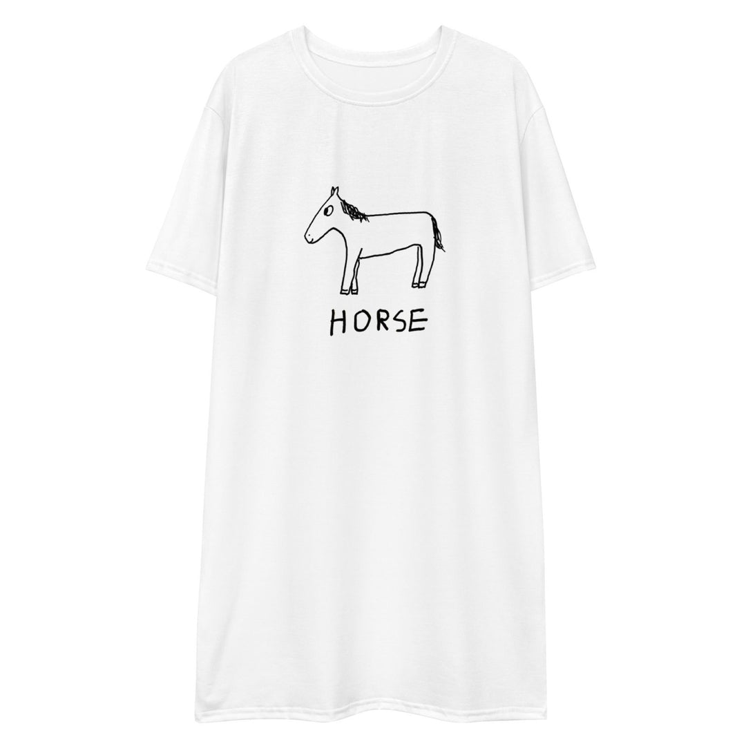 Horse - T-Shirt Dress. - LoFi Animal Shirts