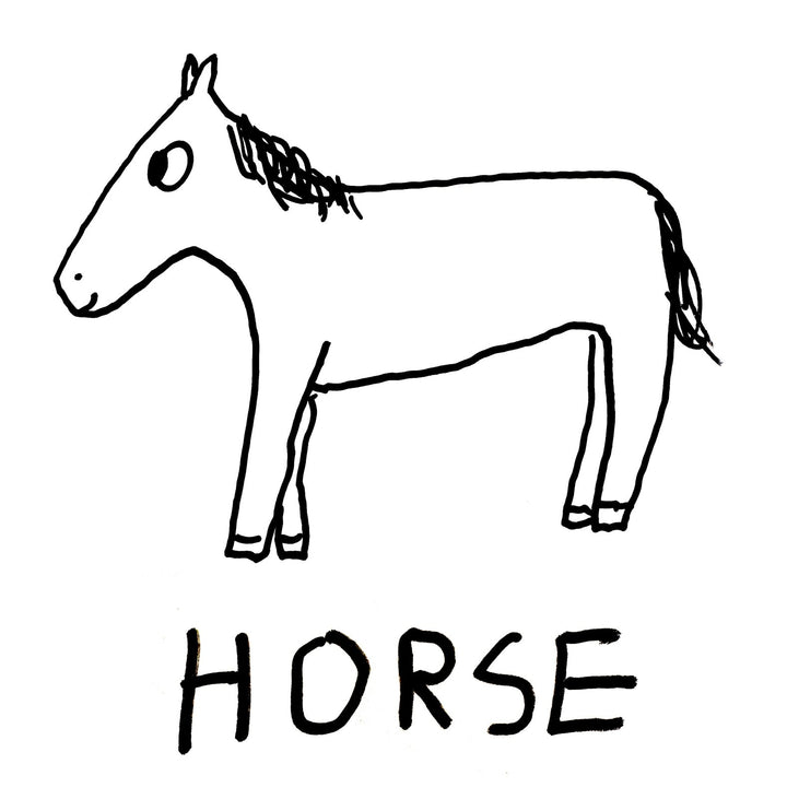Horse - Toddler Tee - LoFi Animal Shirts