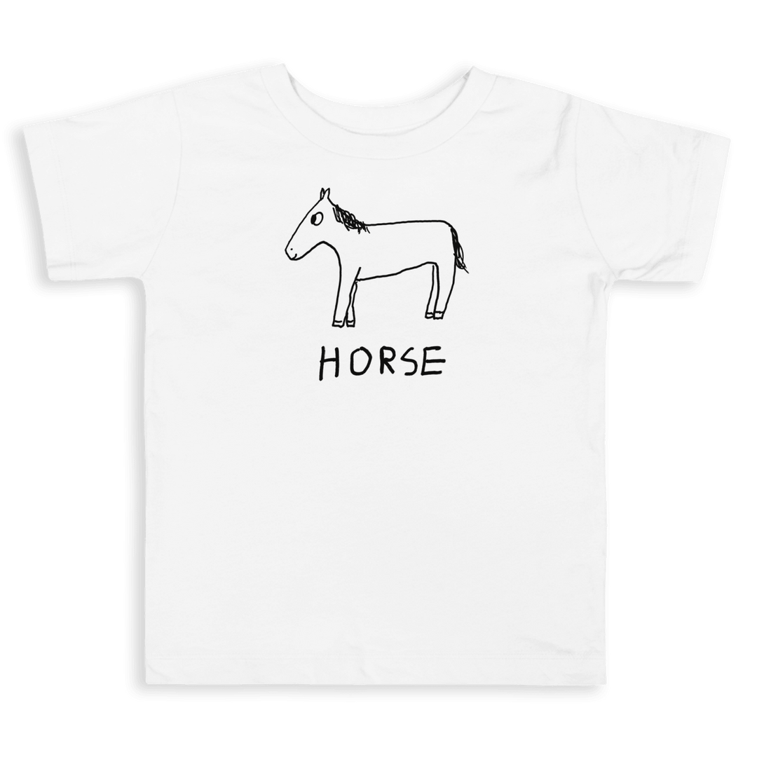 Horse - Toddler Tee - LoFi Animal Shirts