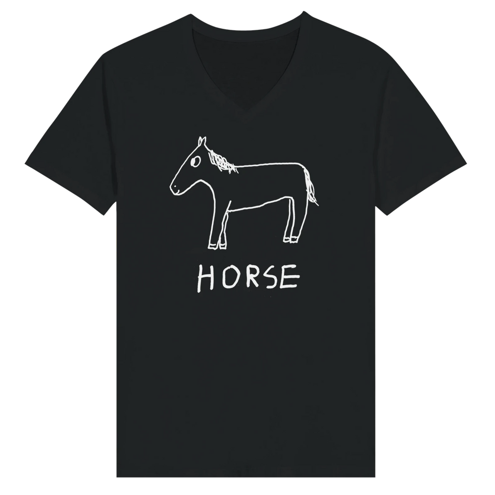 Horse - V-Neck T-Shirt - LoFi Animal Shirts