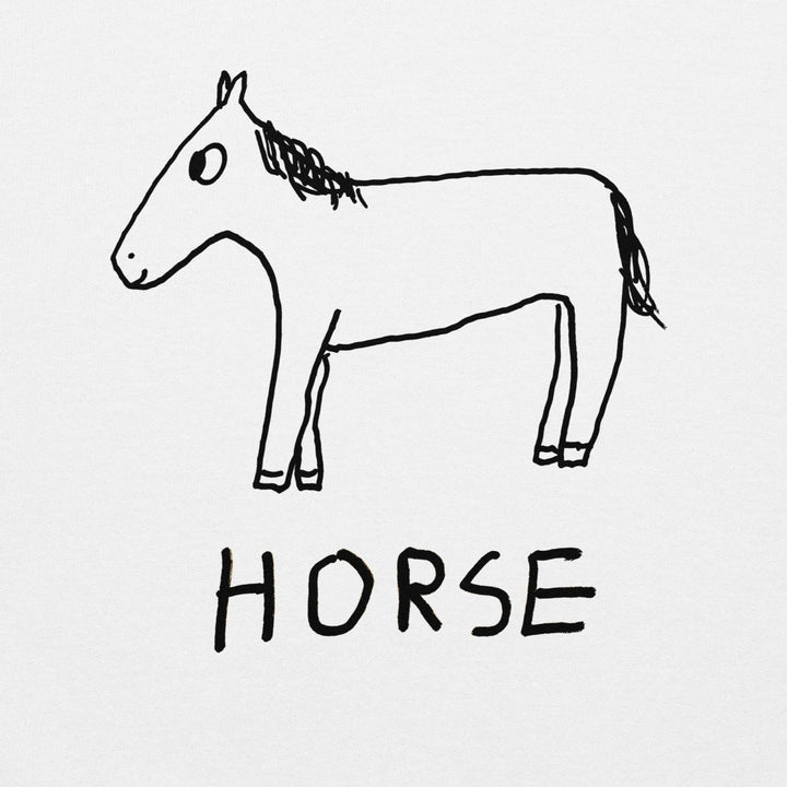 Horse - V - Neck T-Shirt - LoFi Animal Shirts