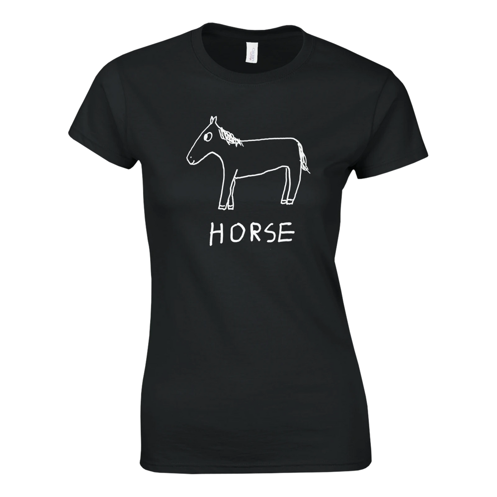 Horse - Women's Fitted Tee - LoFi Animal Shirts