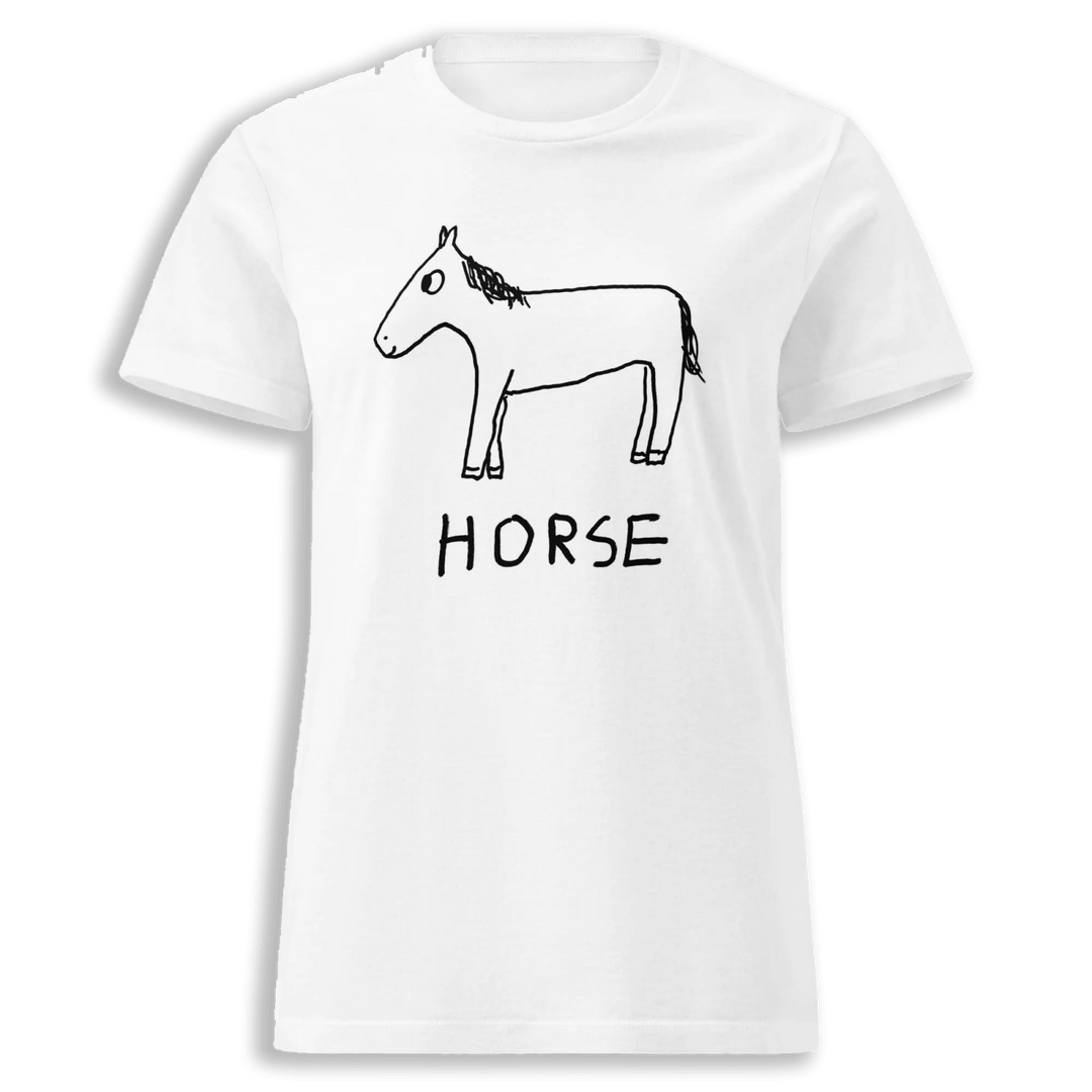 Horse - Women's Fitted Tee - LoFi Animal Shirts