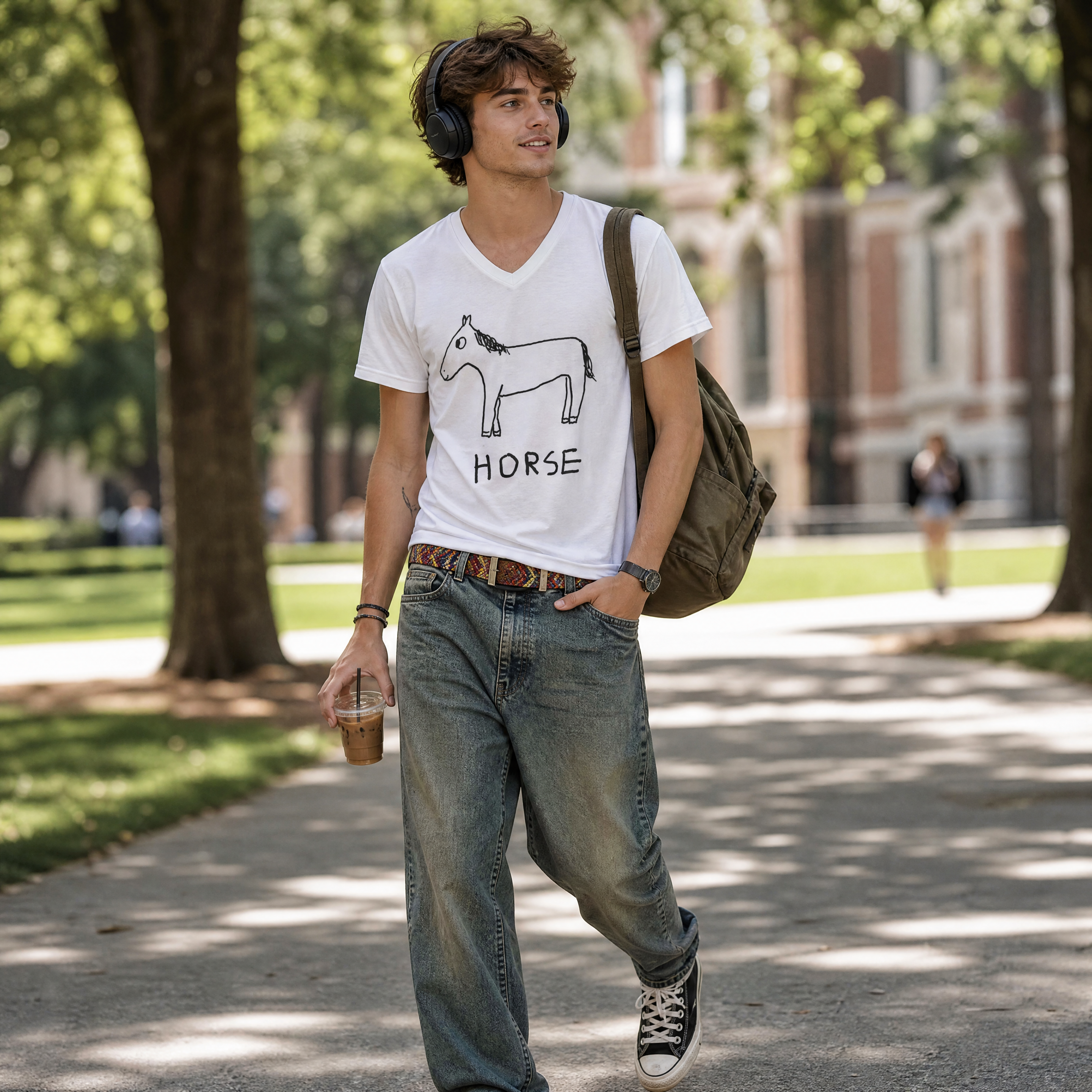 Horse - Unisex V-neck Tee