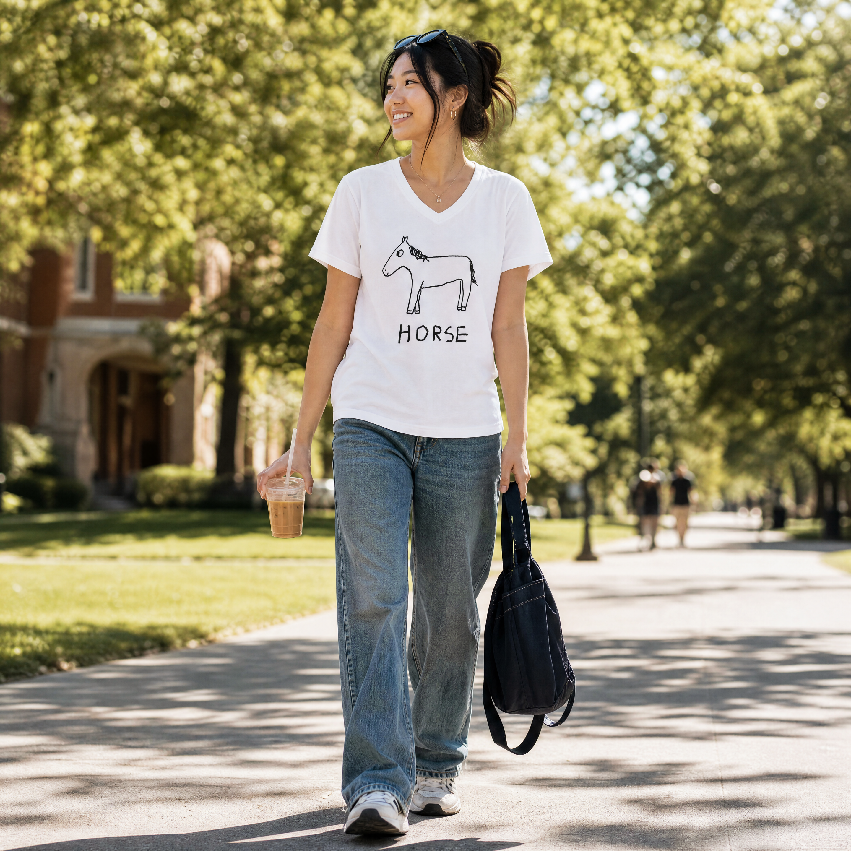 Horse - Unisex V-neck Tee