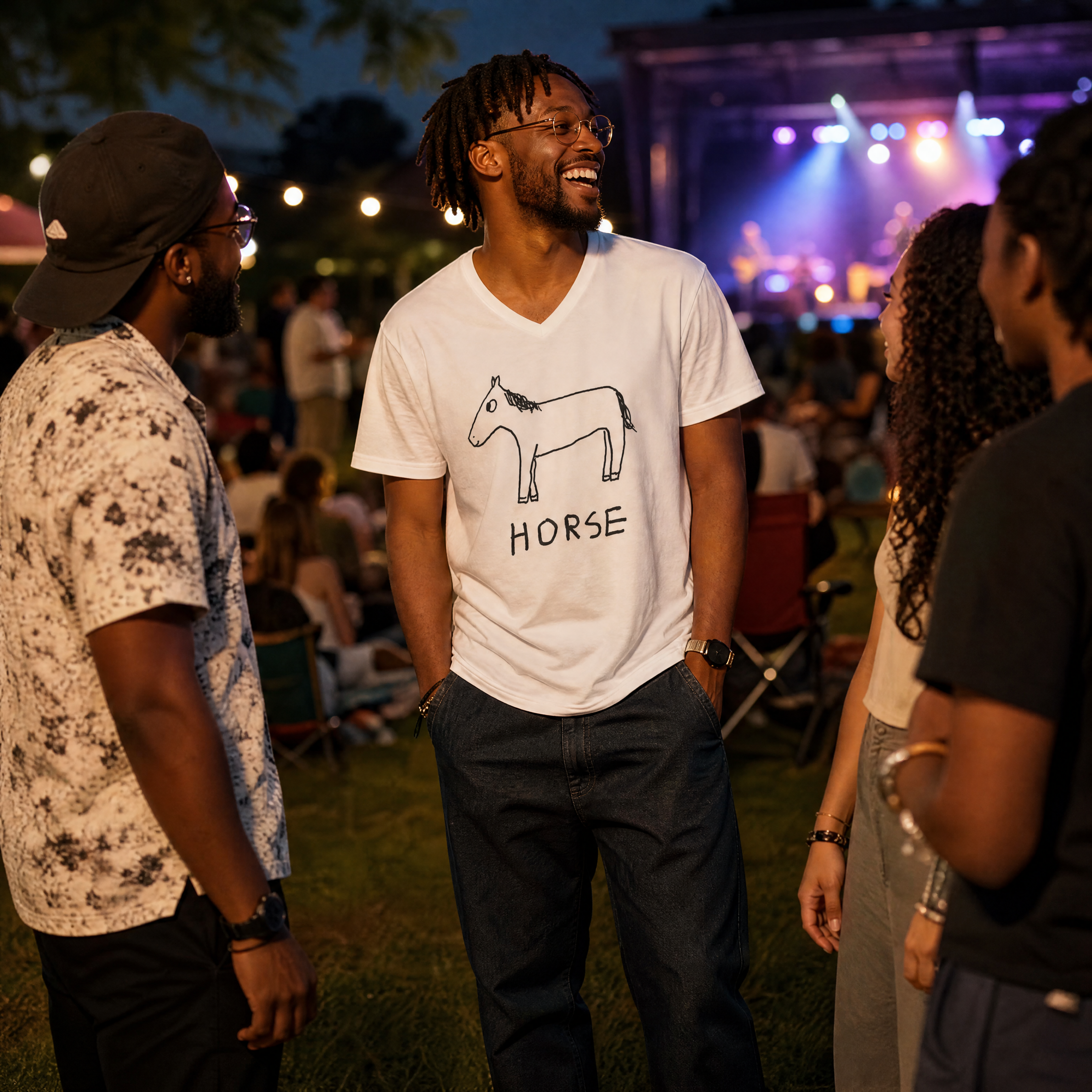 Horse - Unisex V-neck Tee