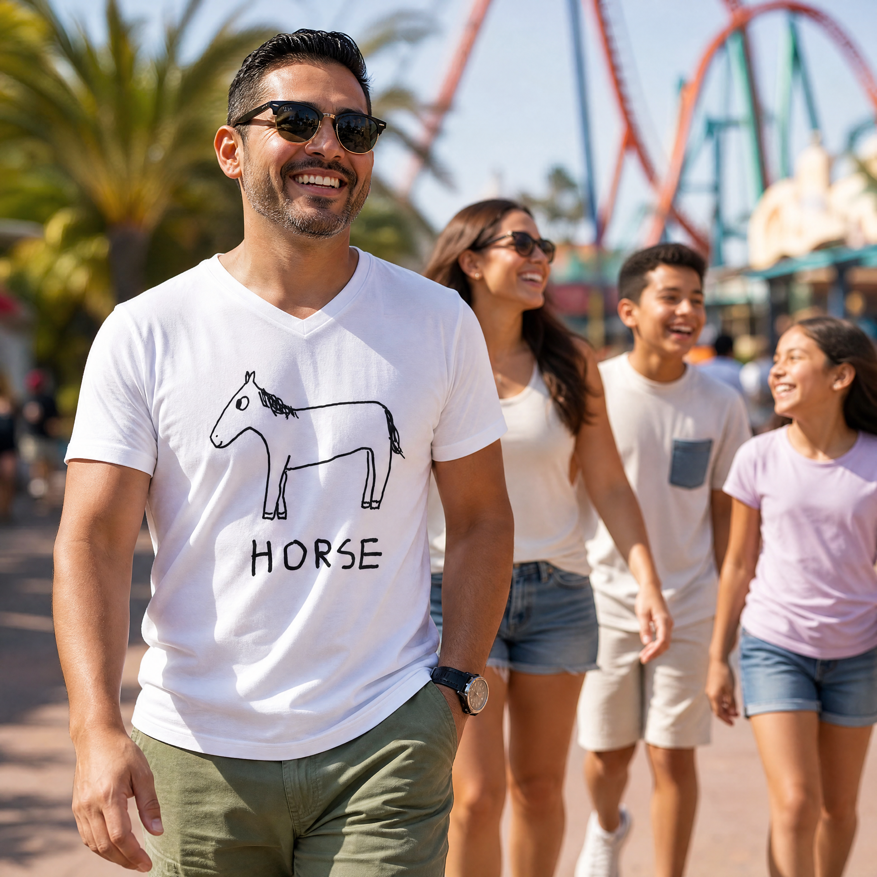 Horse - Unisex V-neck Tee