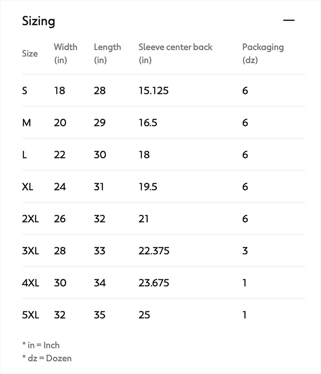 Size guide for Dog Classic Tee – LoFi Animal Shirts