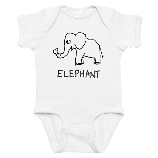 Elephant - Baby Onesie