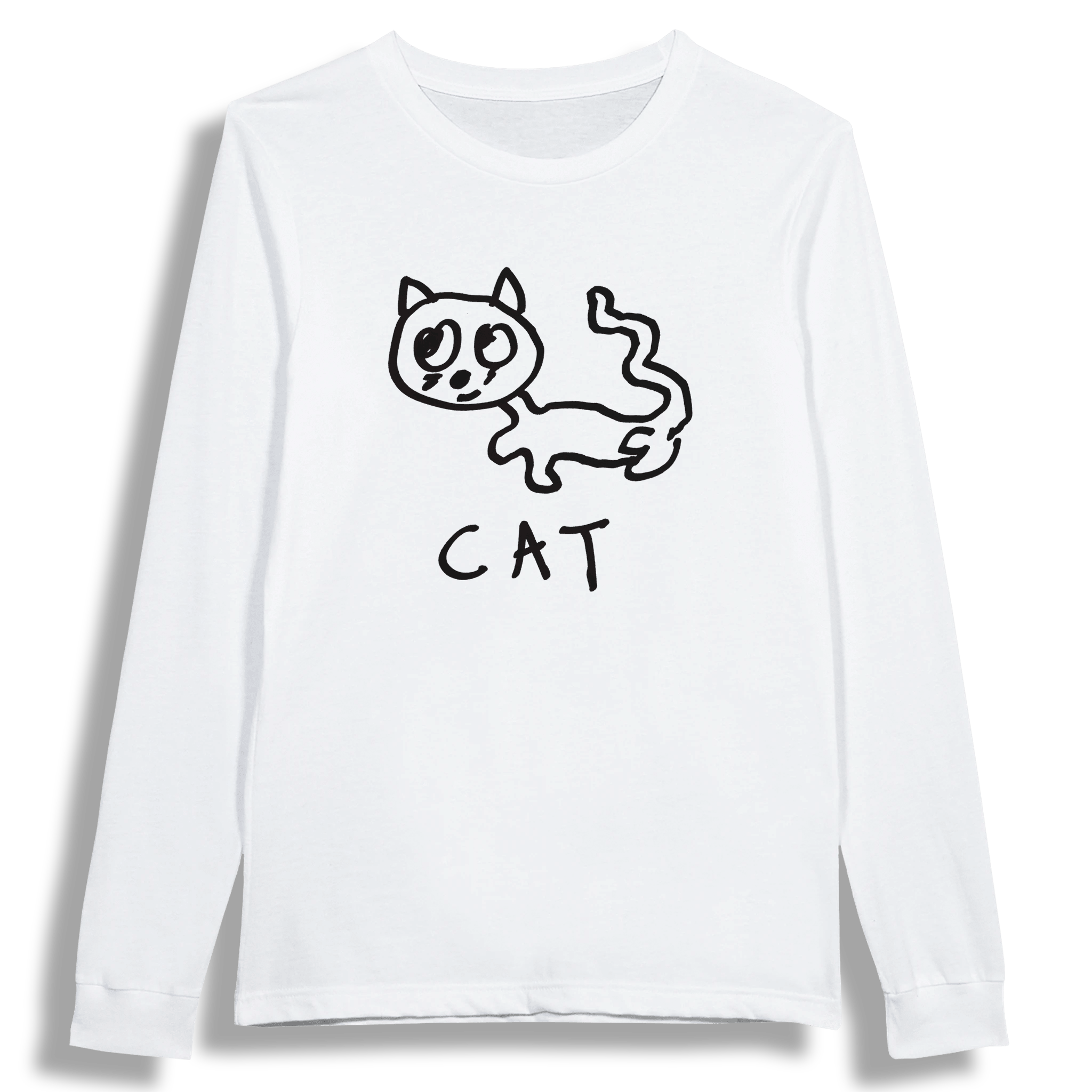 Cat Long Sleeve Tee product image