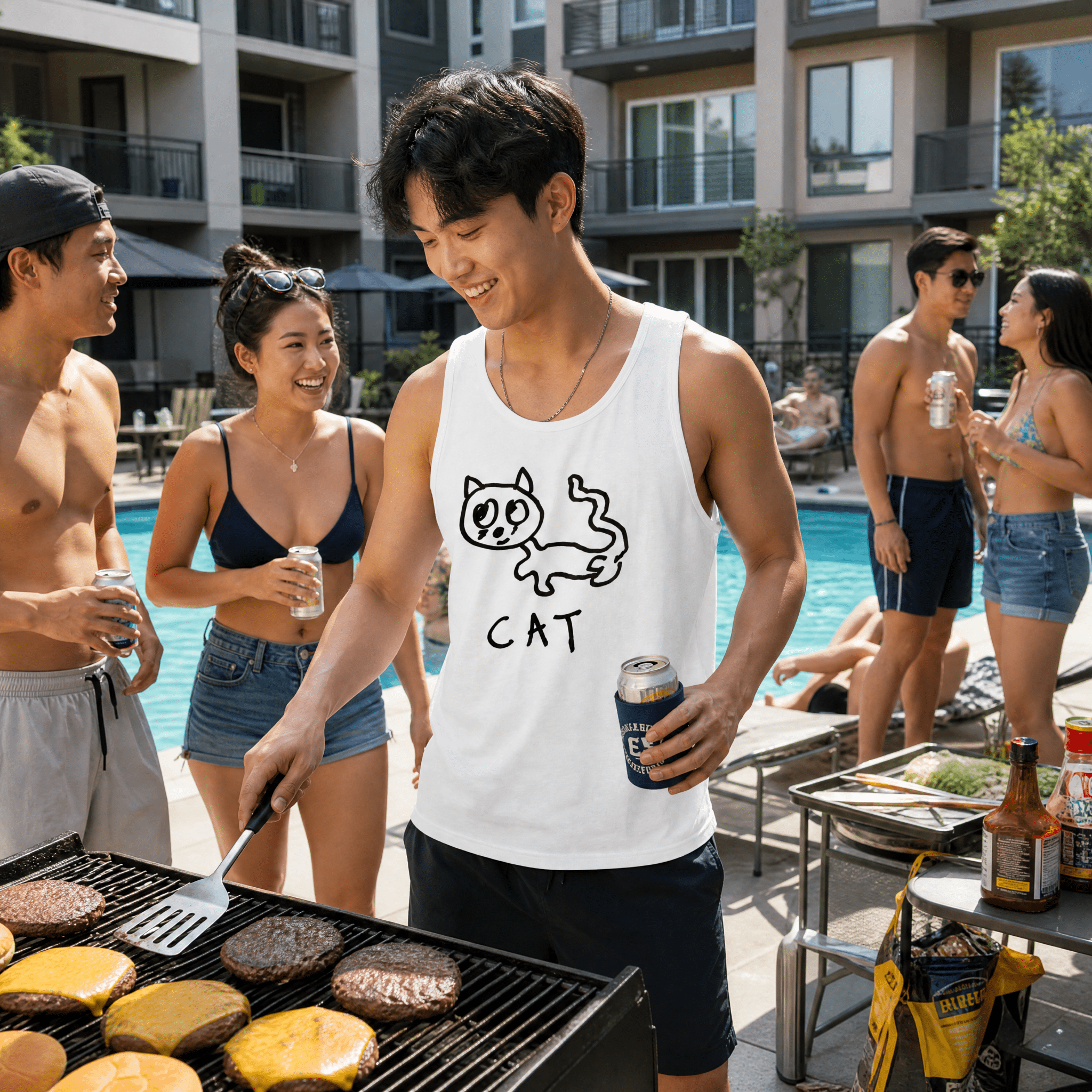 Cat - Unisex Tank Top