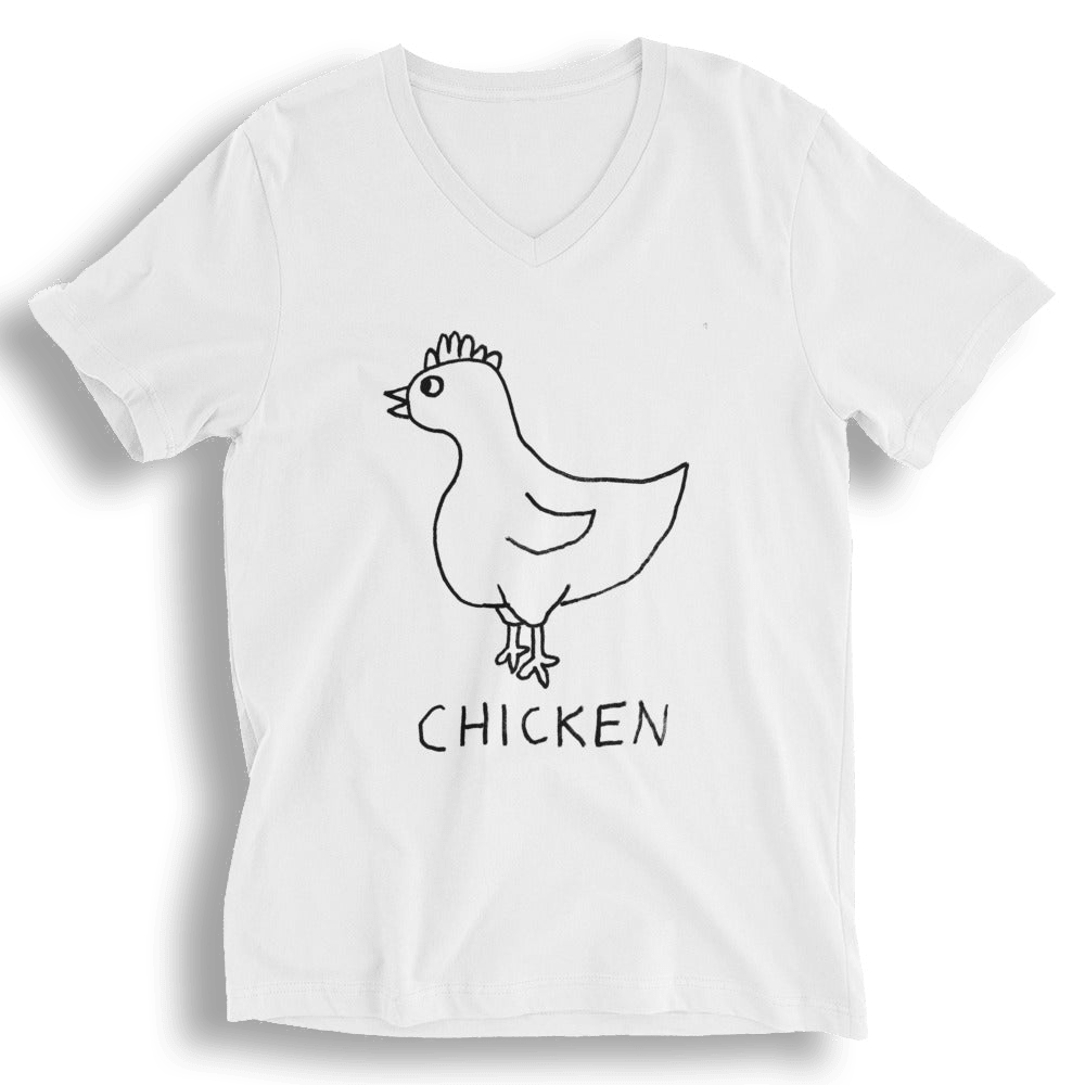 Chicken - V-neck Tee