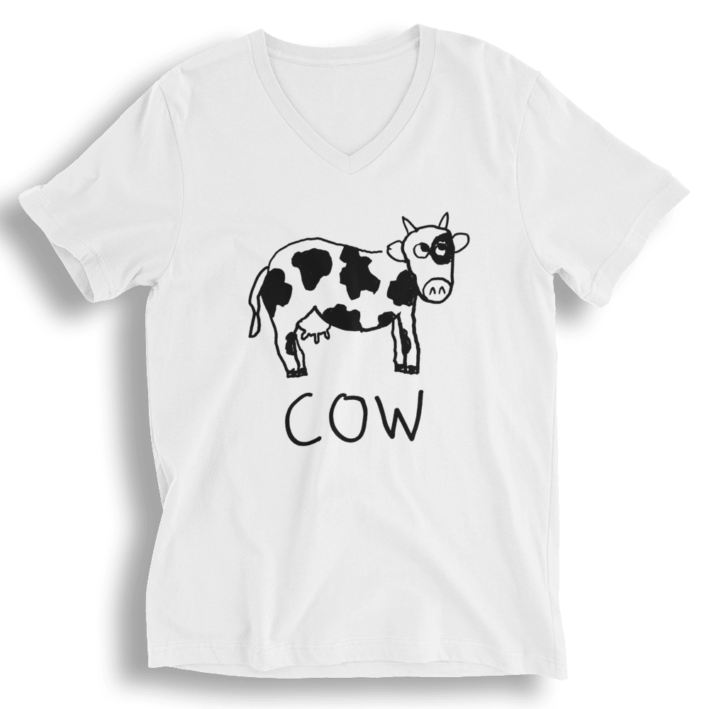 Cow - V-neck Tee