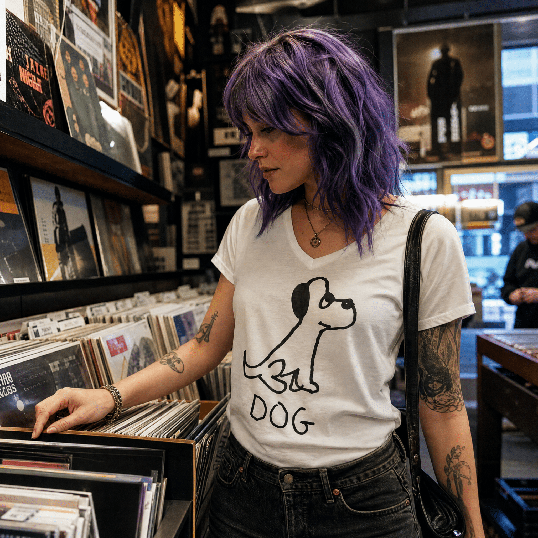 Dog - Women's V-Neck Tee