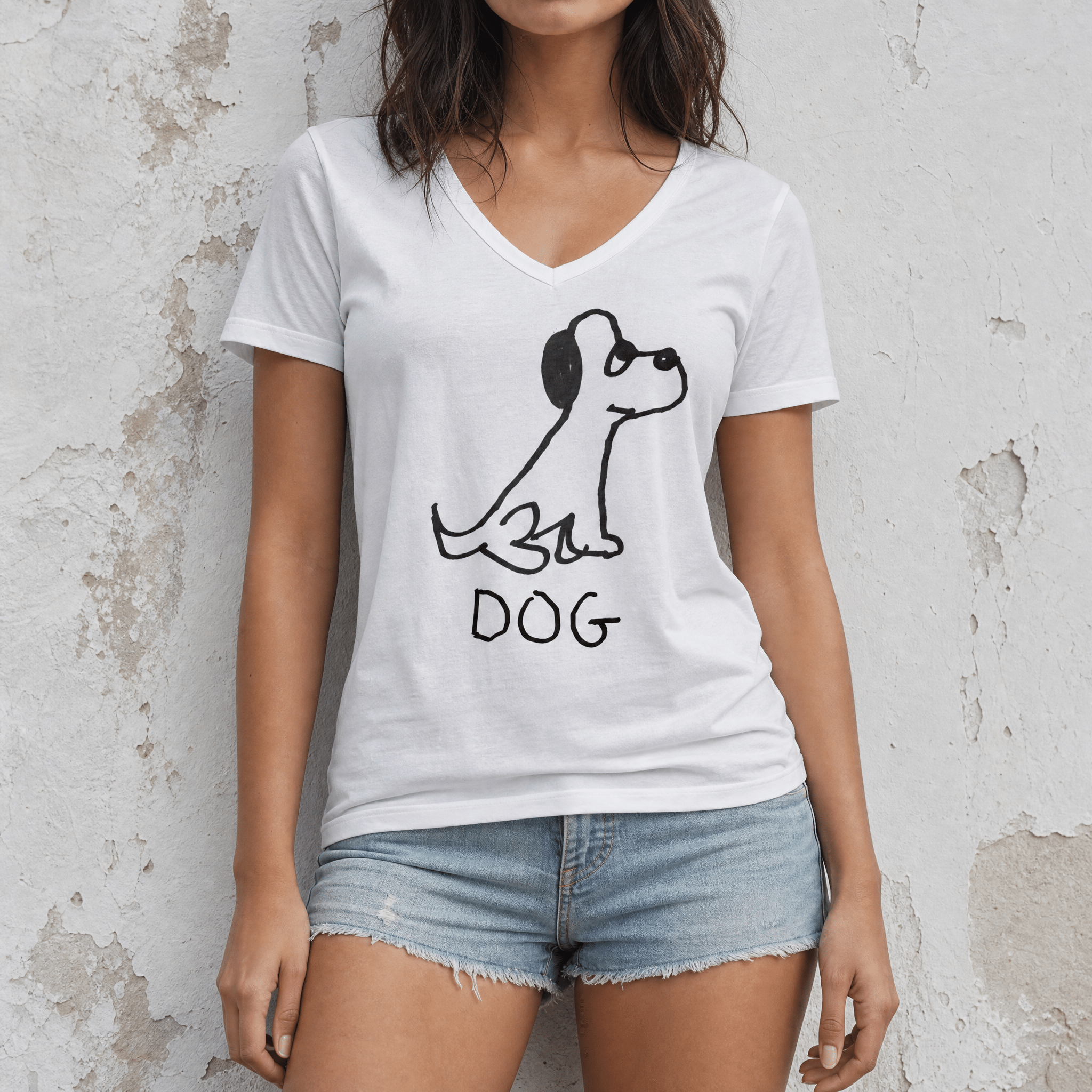 Dog - Women's V-Neck Tee