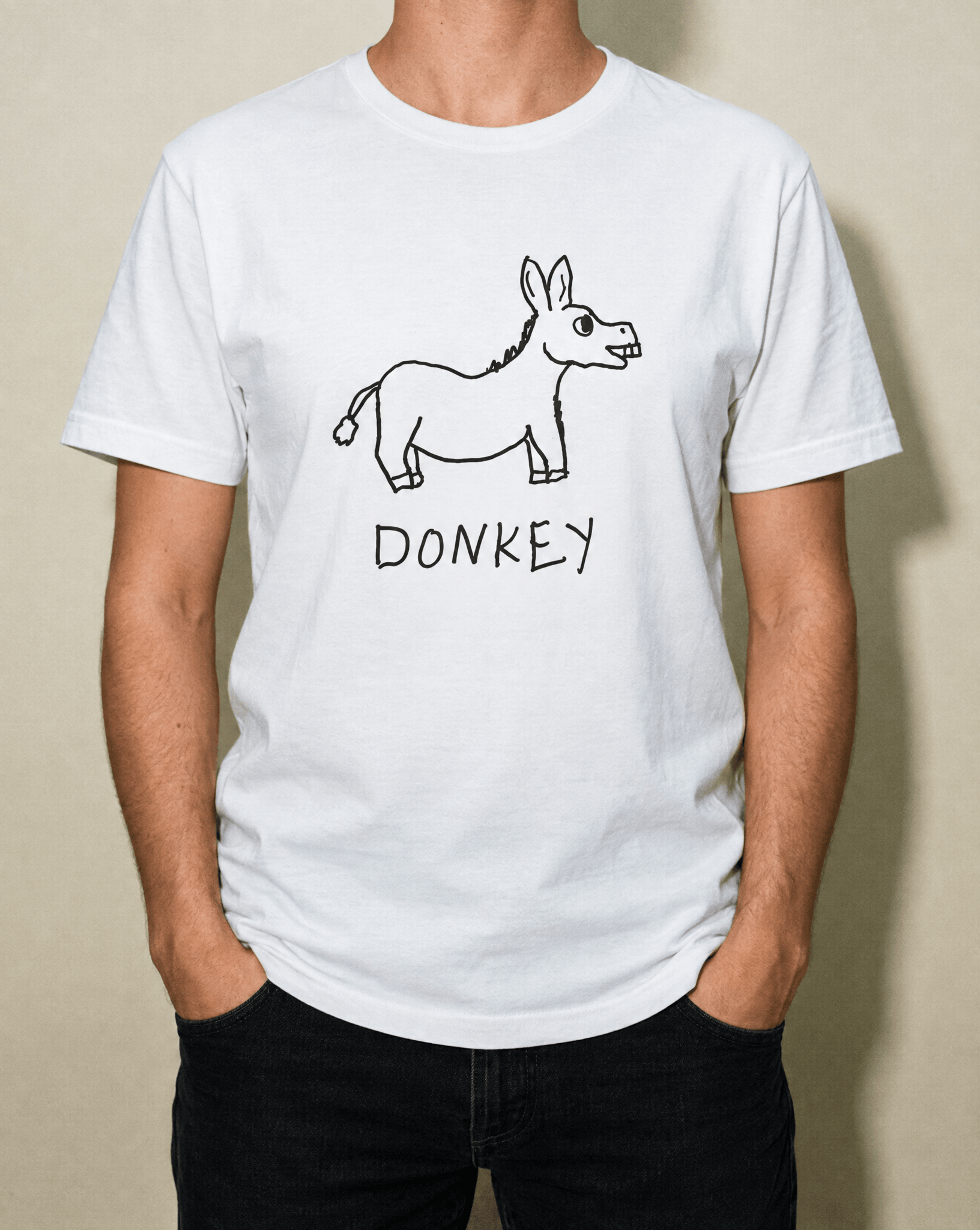LoFi Donkey Classic Tee lifestyle photo — studio