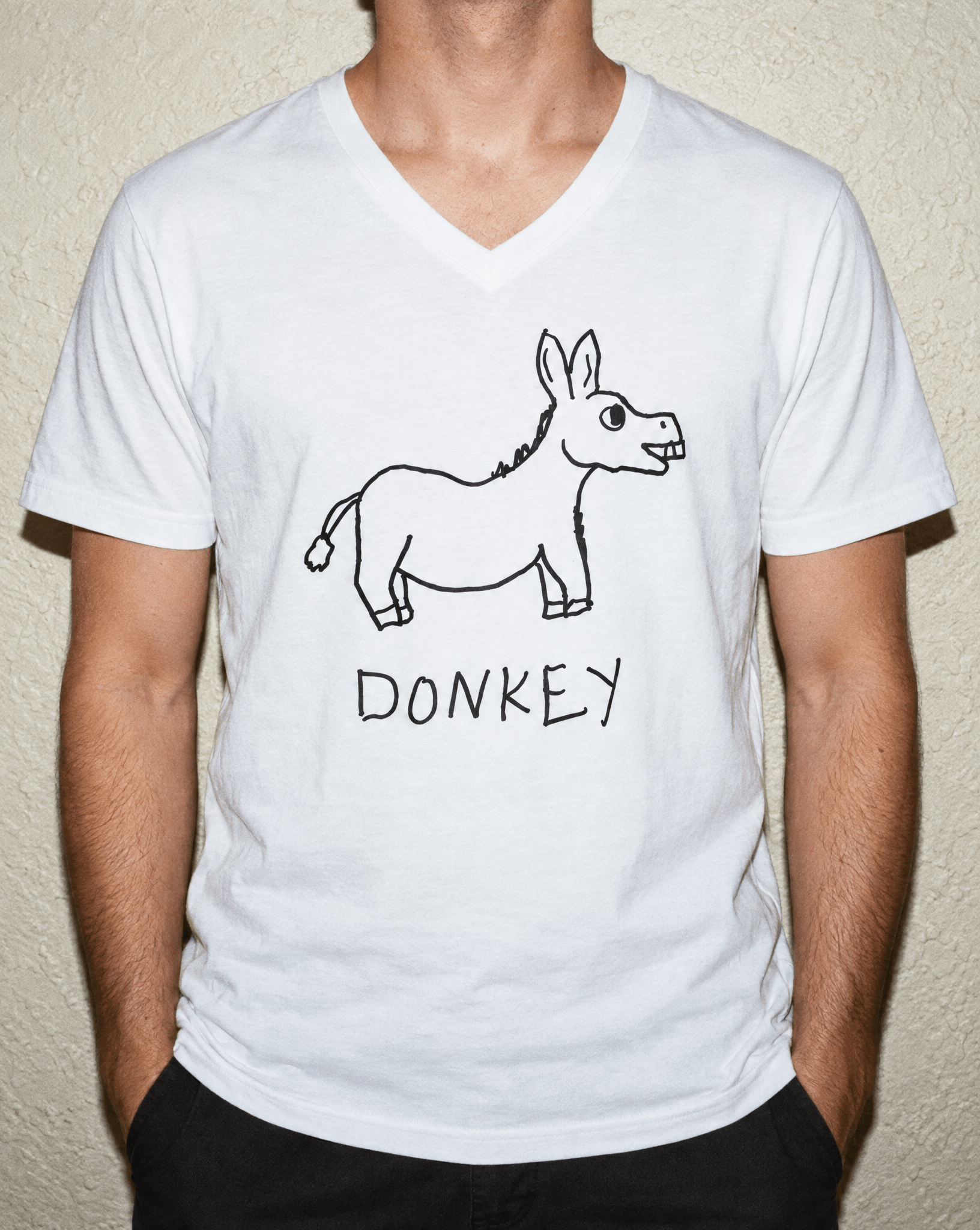 Donkey V Neck T shirt product image