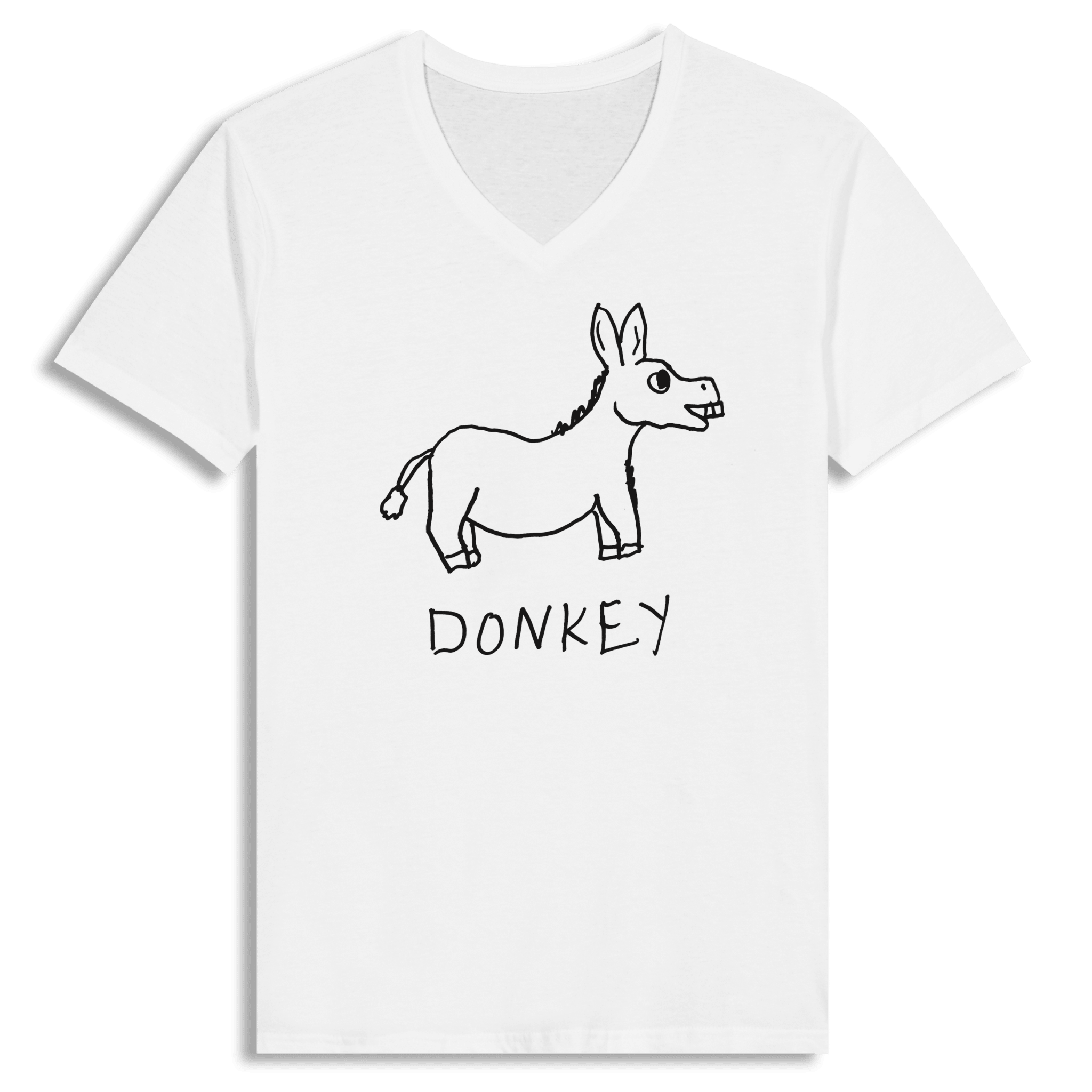 Donkey - V-Neck T-shirt