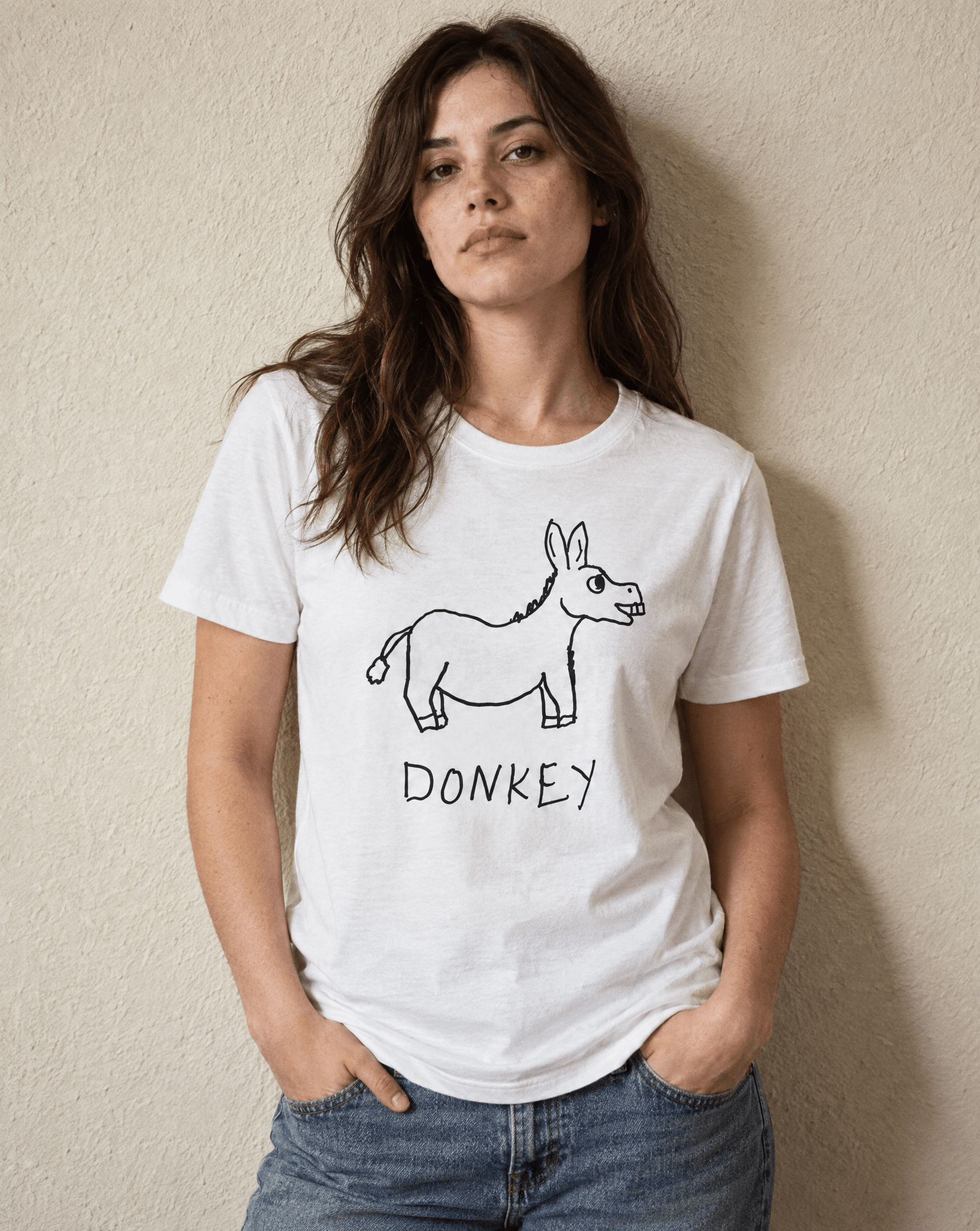 LoFi Donkey Women's Tee lifestyle photo — studio