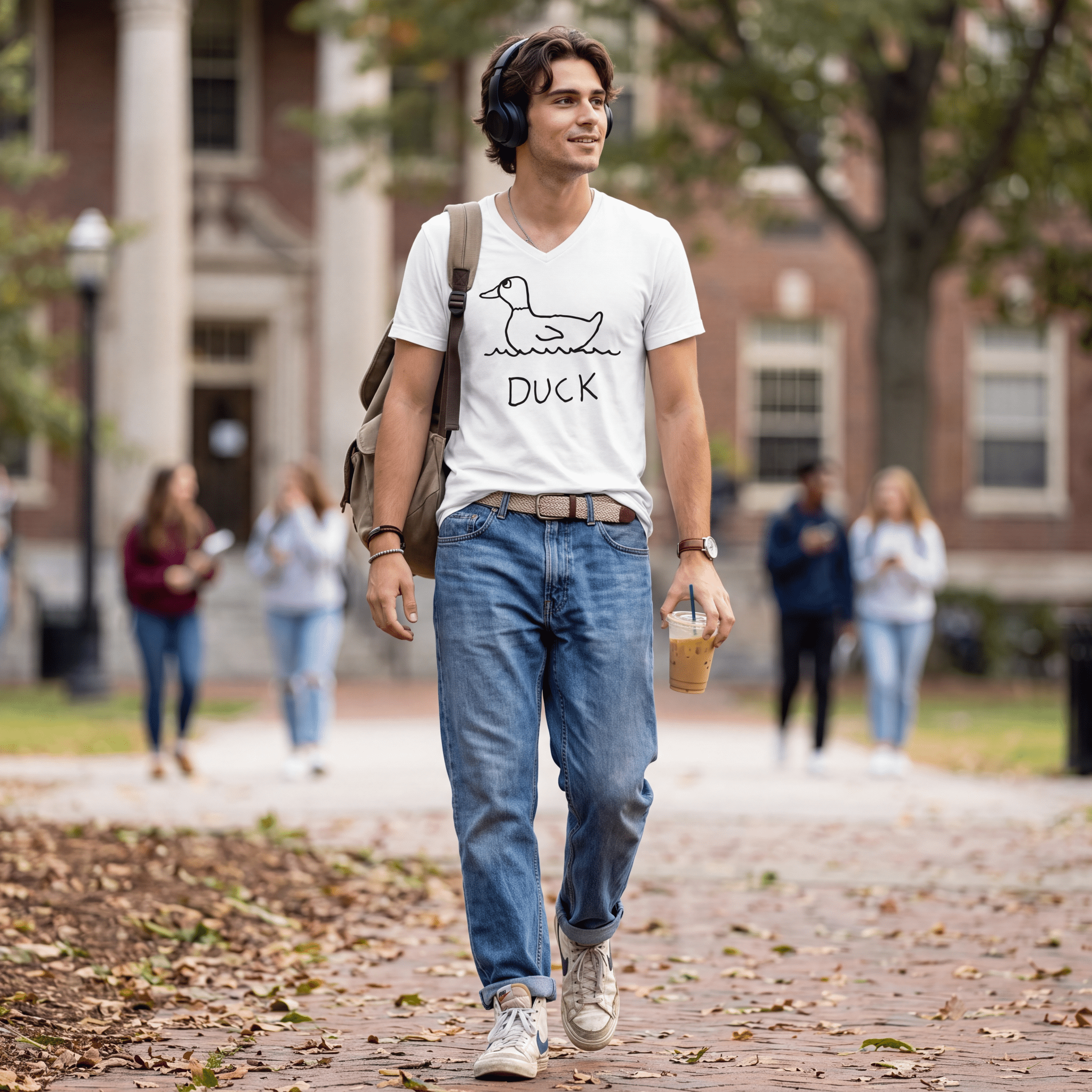 Duck - V-neck Tee