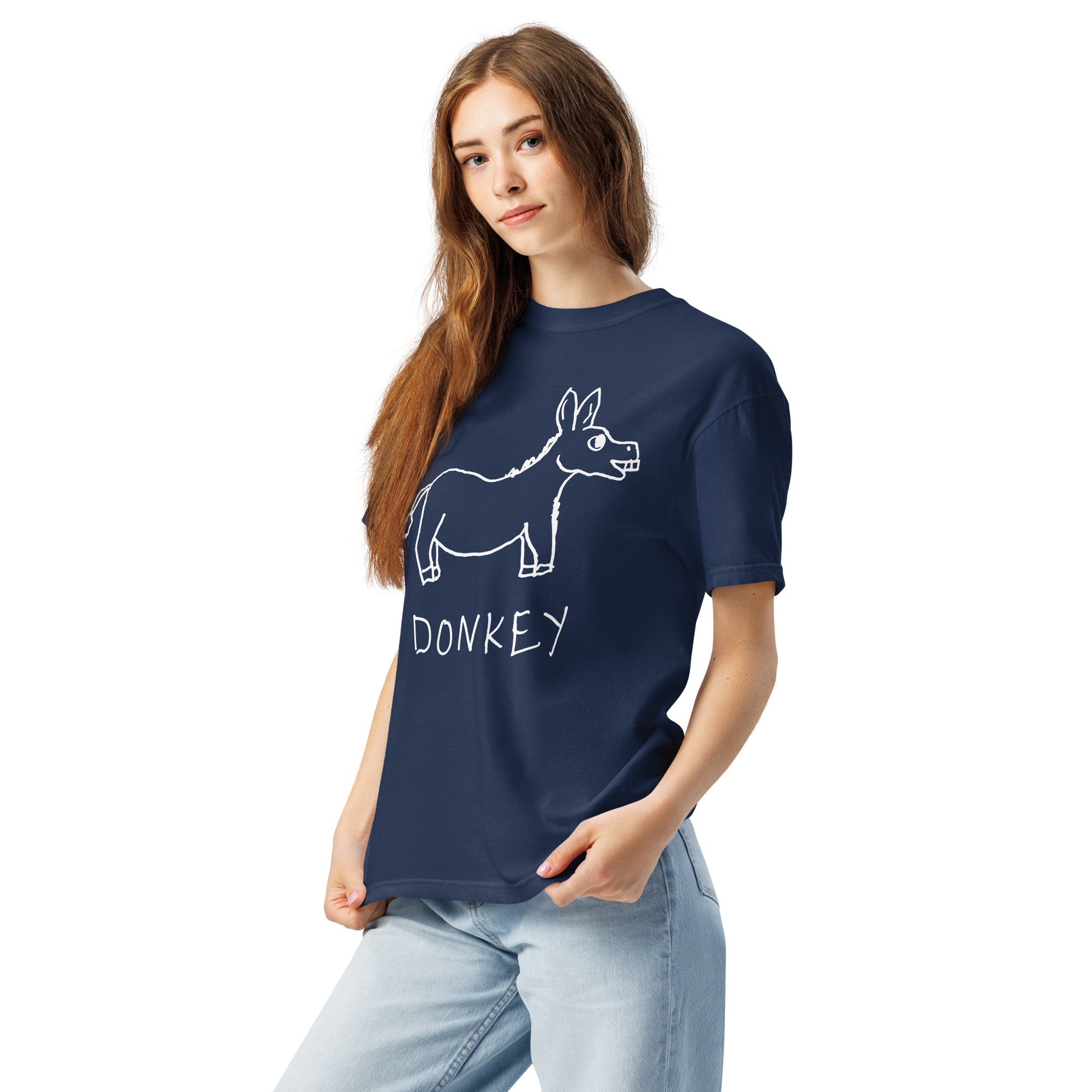Fall Collection Donkey Premium Classic Tee in True Navy alternate product image
