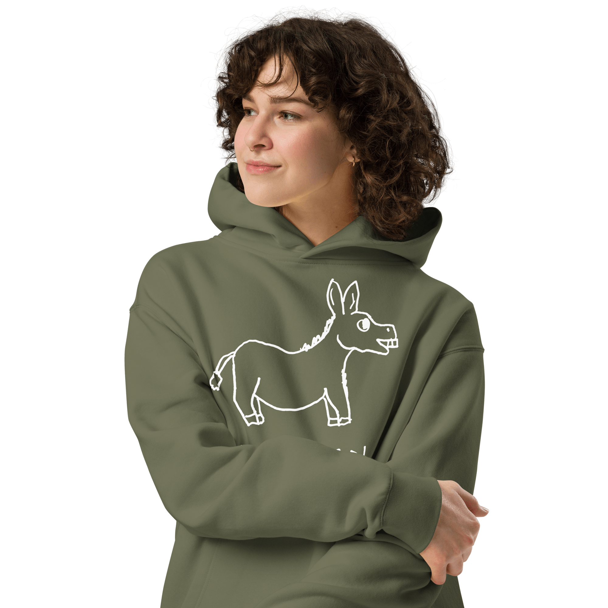 Fall Collection Donkey Premium Hoodie in Cypress alternate product image
