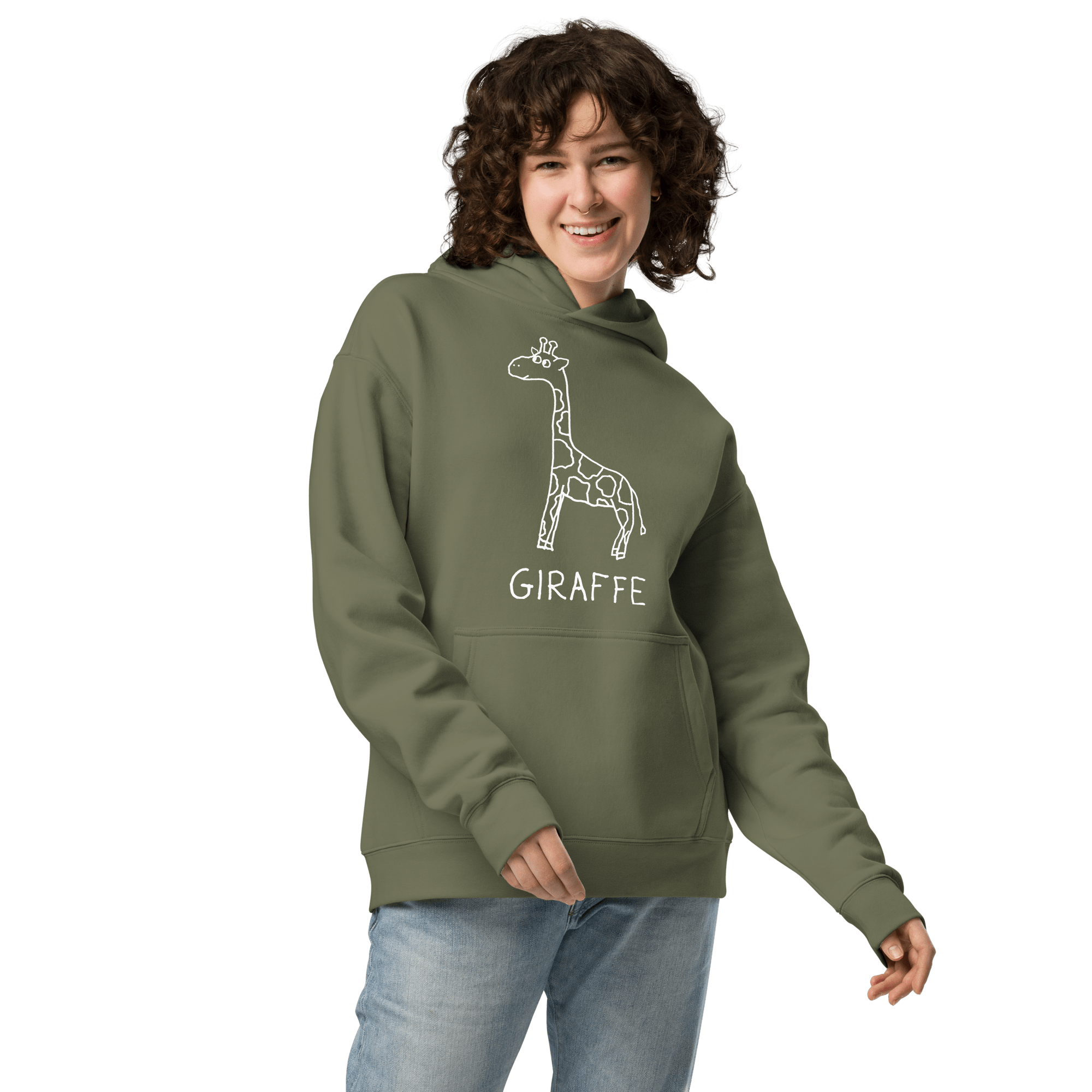 Fall Collection Giraffe Premium Hoodie product image