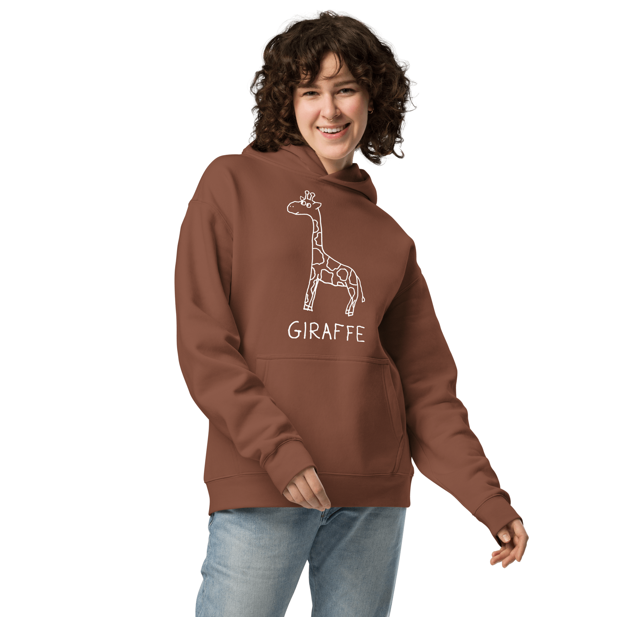 Fall Collection Giraffe Premium Hoodie product image
