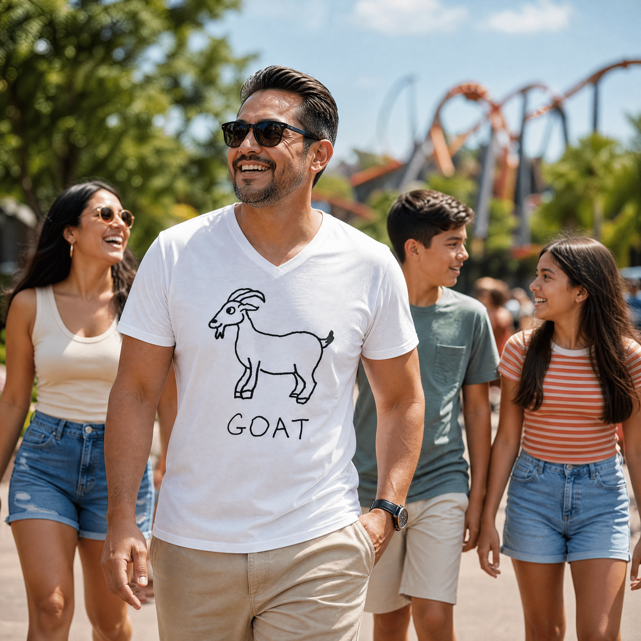 Goat - V-neck Tee