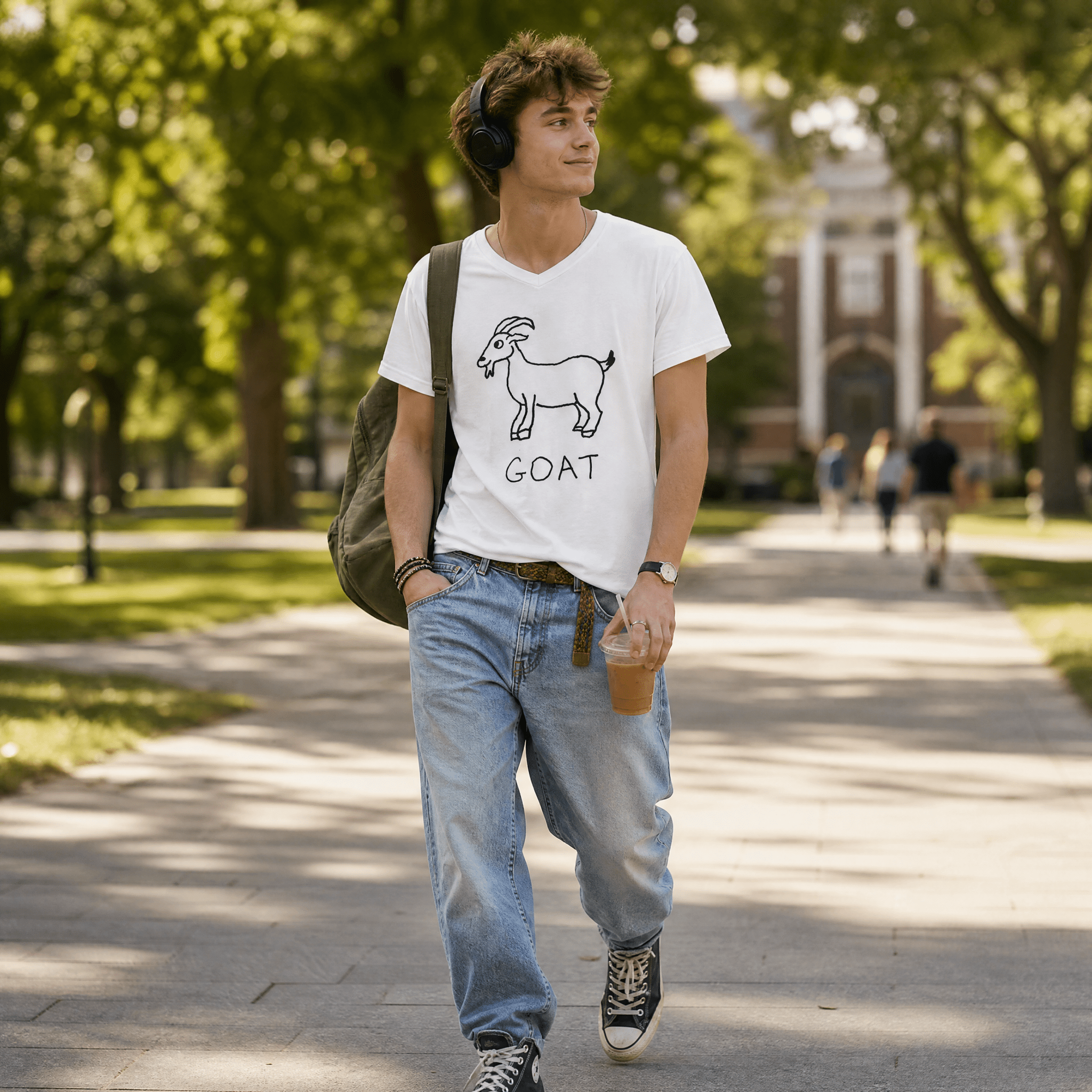 Goat - V-neck Tee