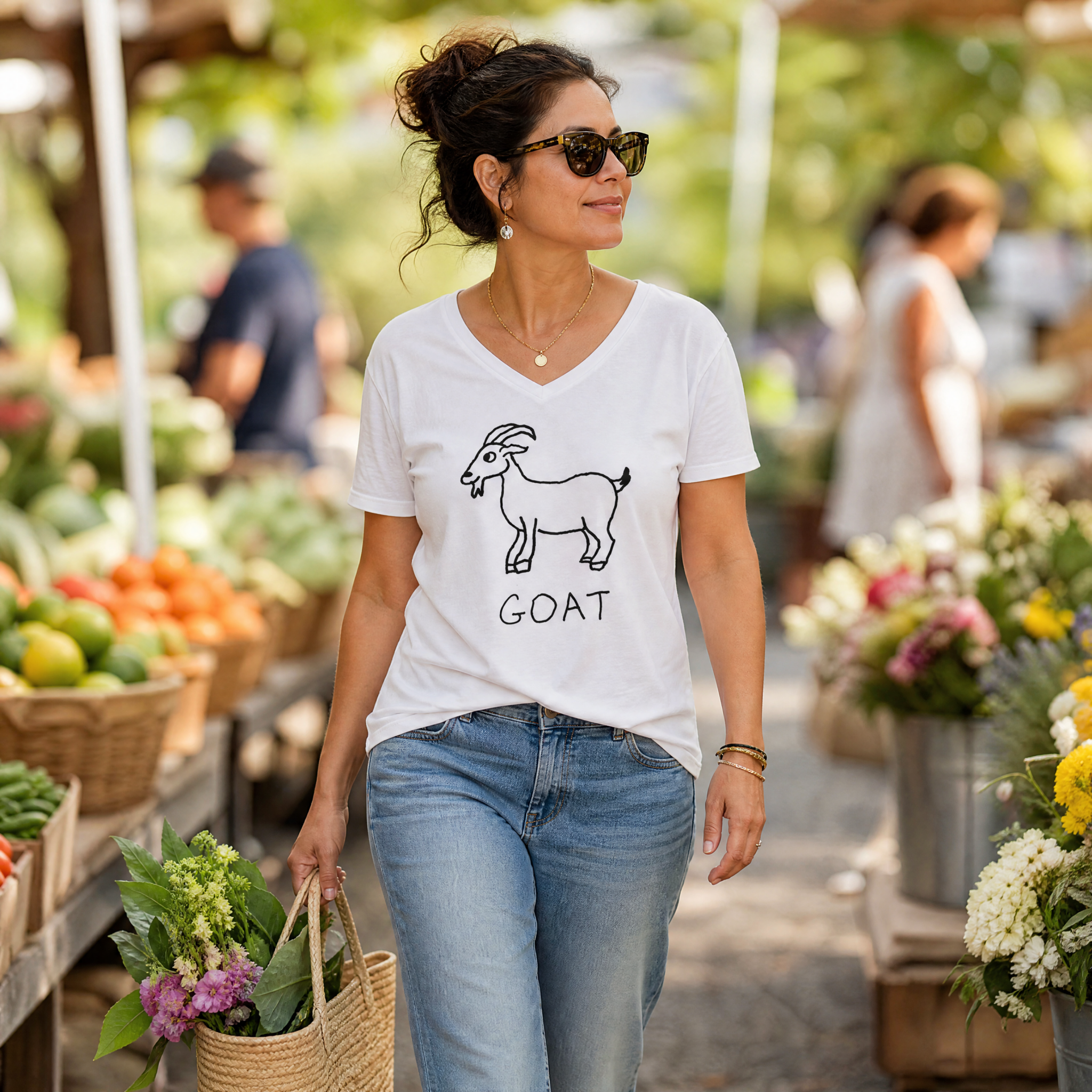 Goat - V-neck Tee