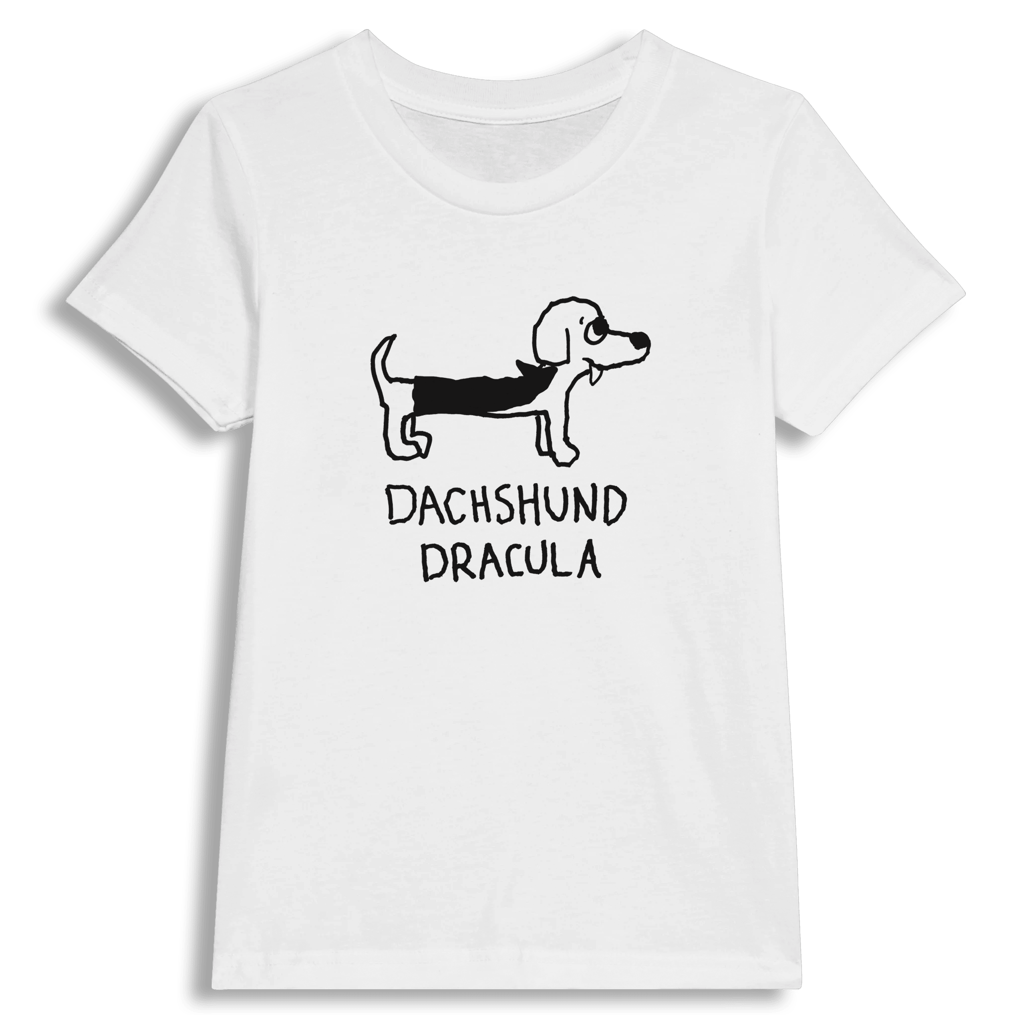Halloween Collection - Dachshund Dracula - Kids Tee