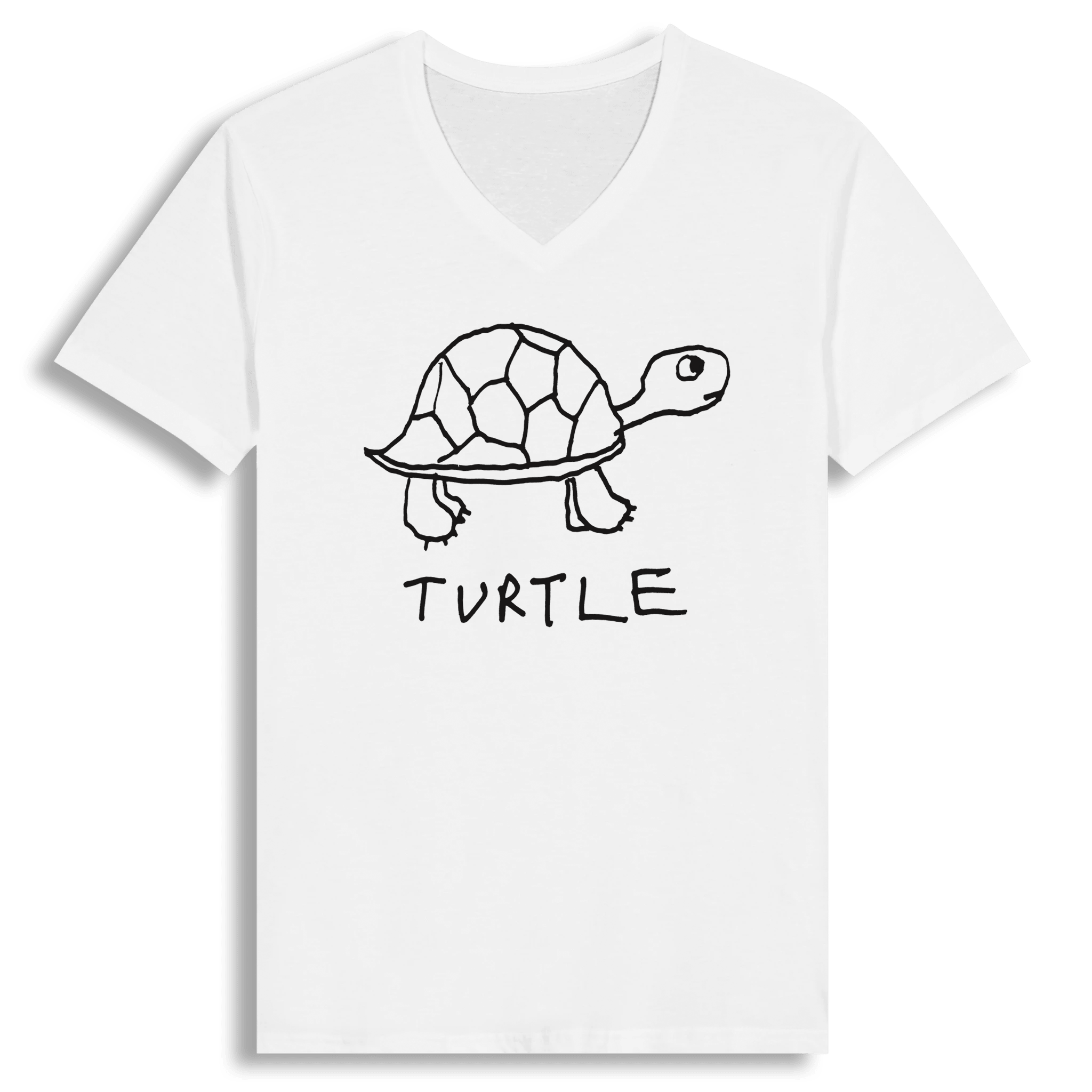 Turtle V Neck T Shirt product image