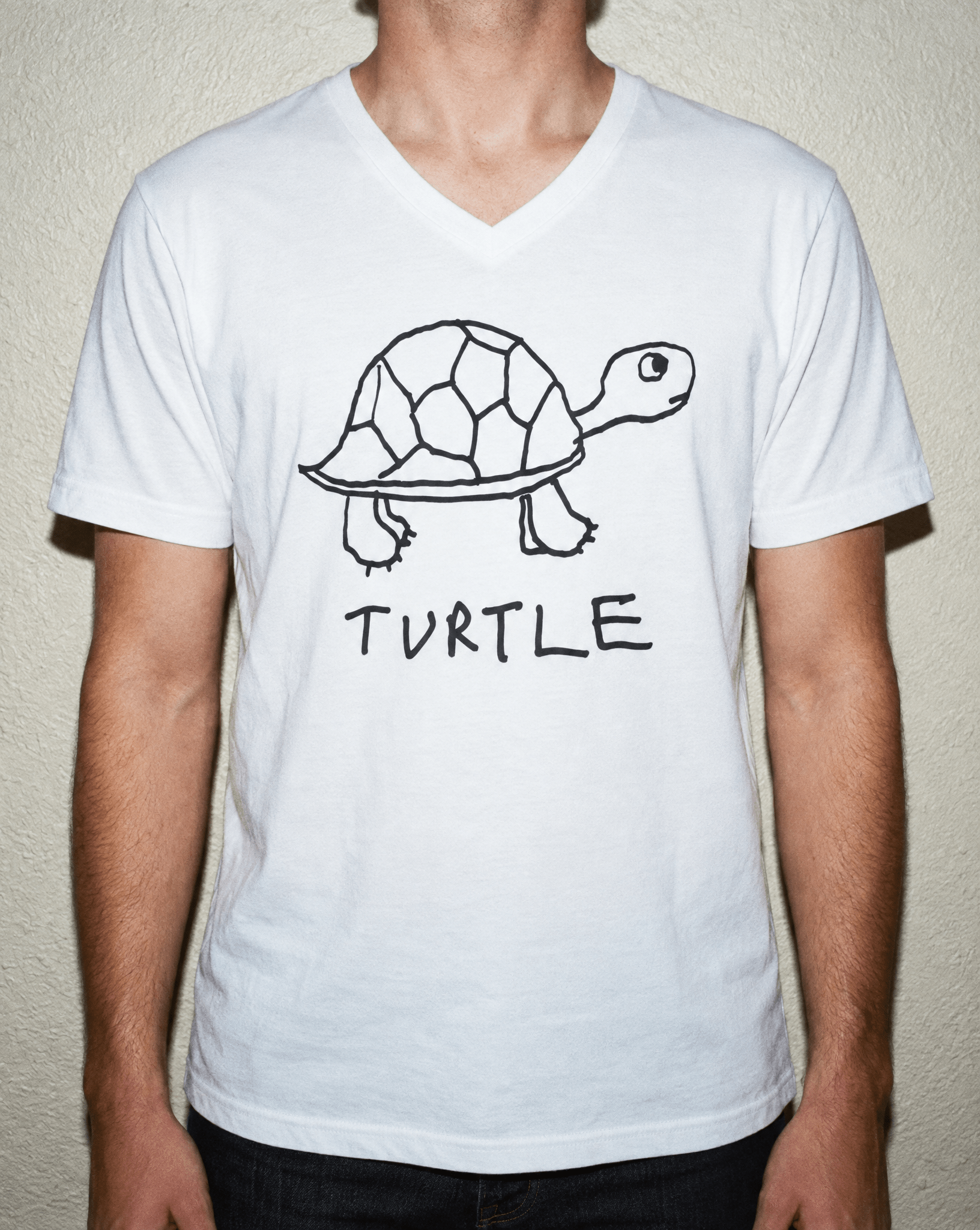 Turtle V Neck T Shirt product image